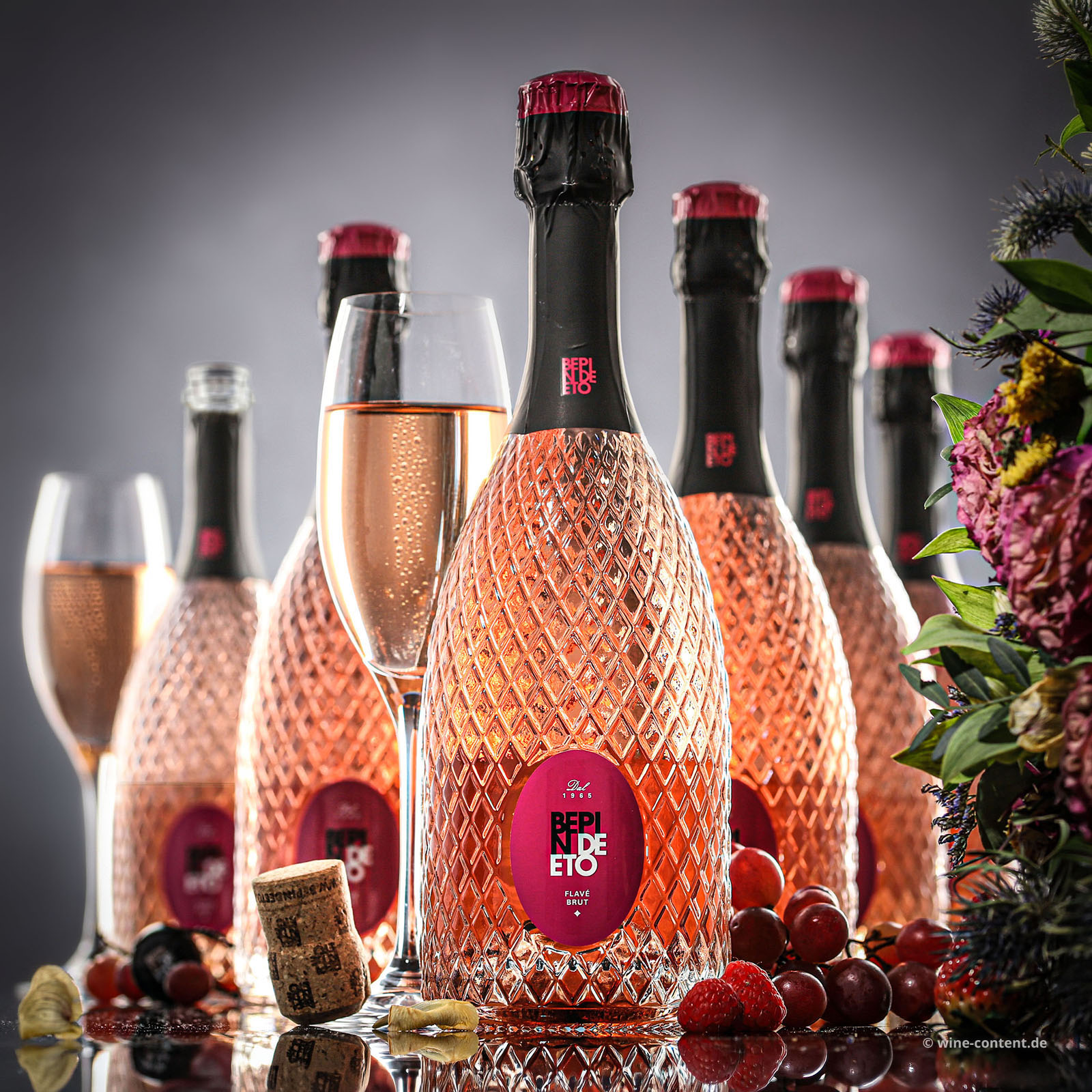 6er-Sparpaket Spumante Rosato 2025 Flavé Brut
