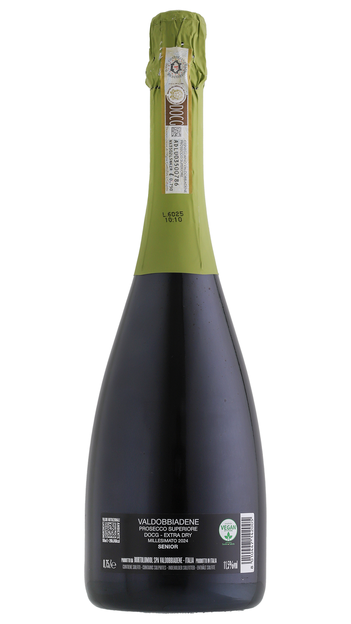 Prosecco Valdobbiadene Superiore 2024 Senior Extra Dry - Neues Etikett
