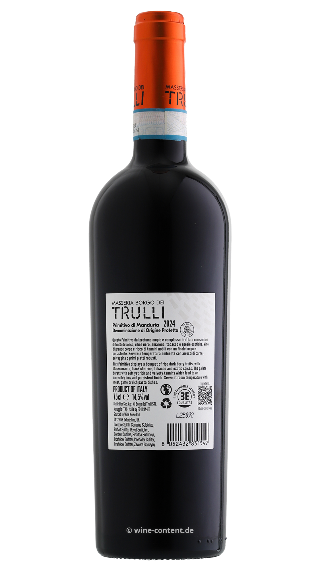 6er-Sparpaket Primitivo di Manduria 2024 Roselle