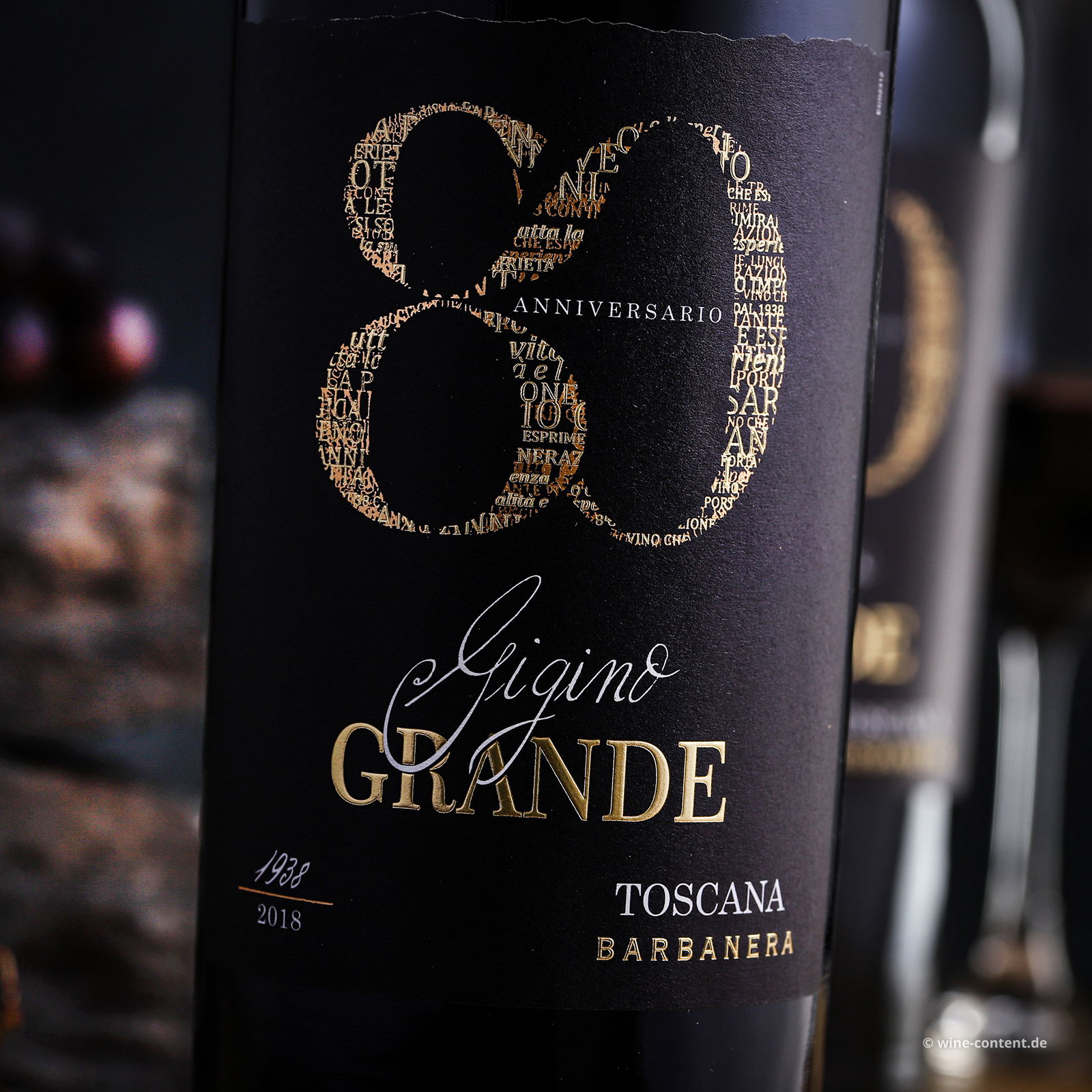 Gigino Grande Rosso 2019 Anniversario 80