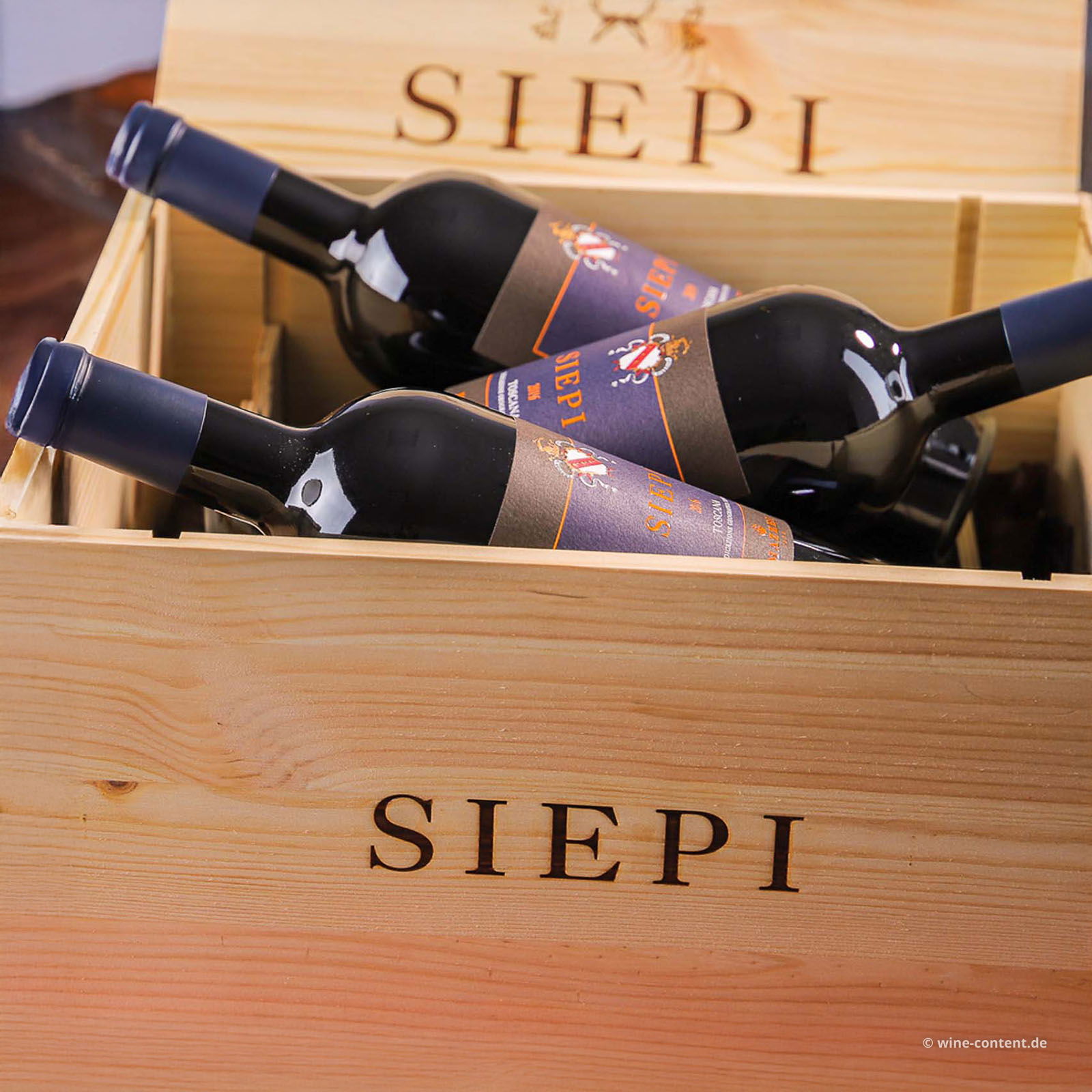 6er-Holzkiste Siepi 2016