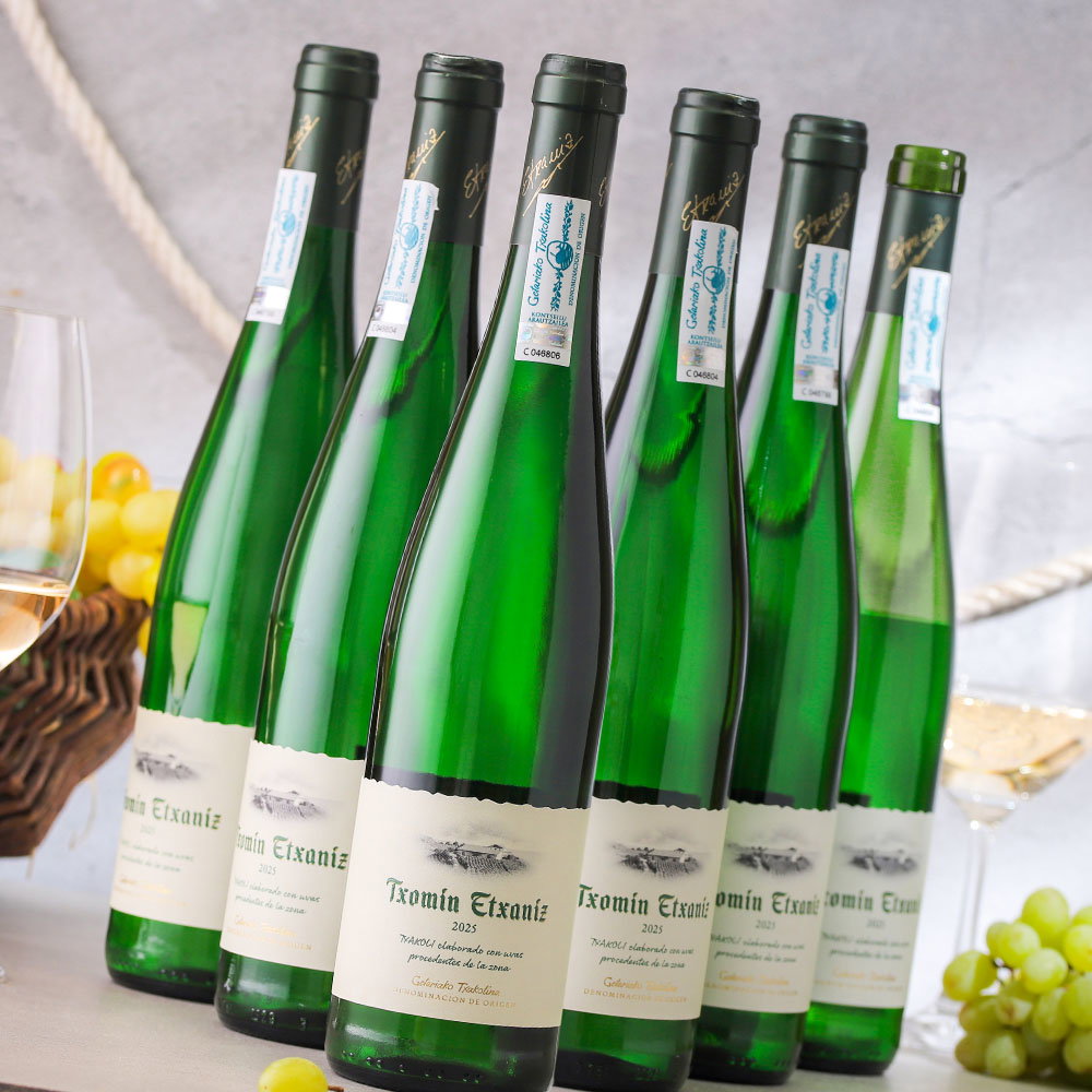 6er-Sparpaket Txakoli Blanco 2025