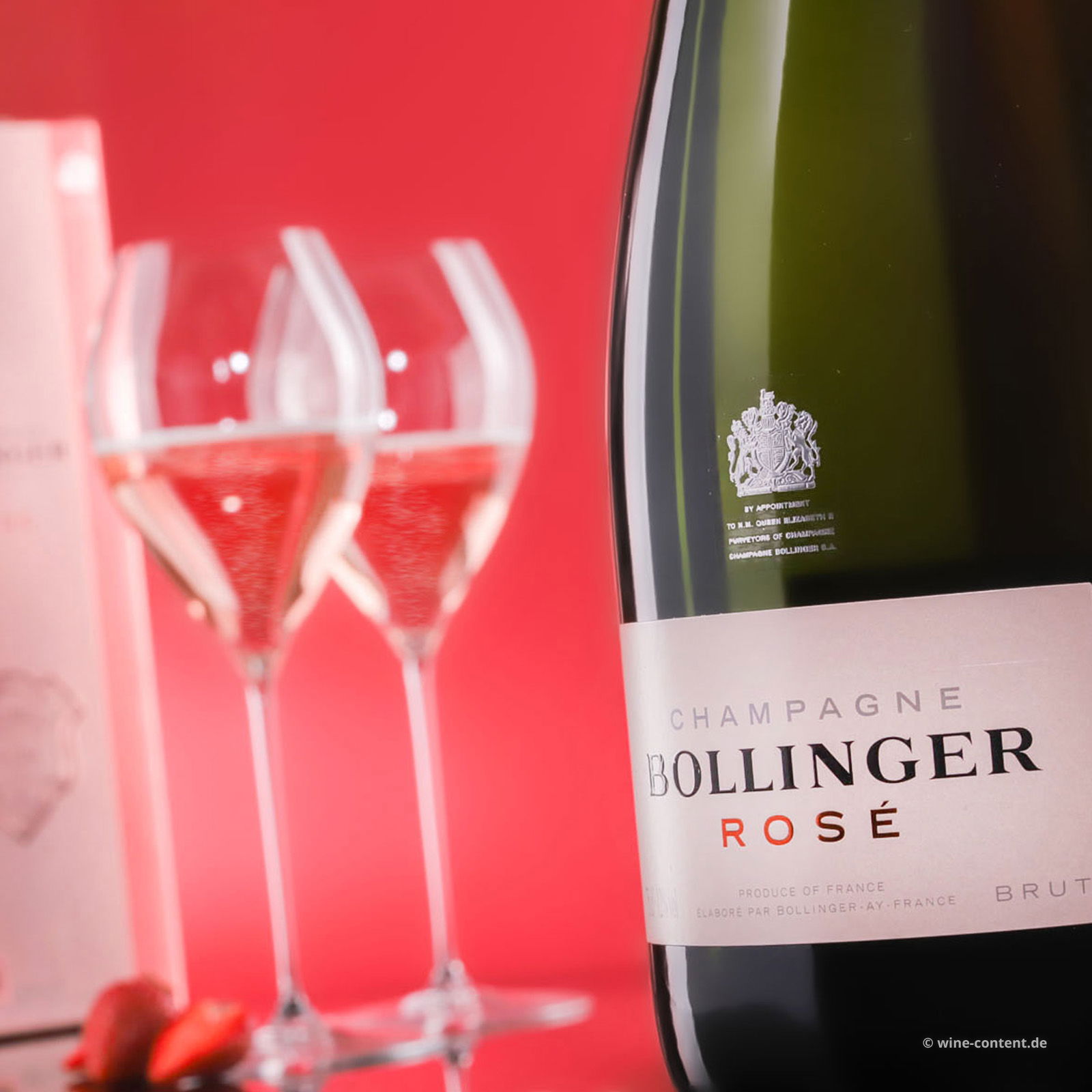 Champagner Rosé Brut mit Etui