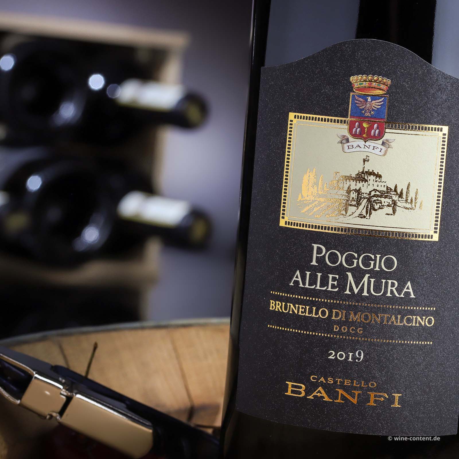 6er-Holzkiste Brunello di Montalcino 2019 Poggio alle Mura