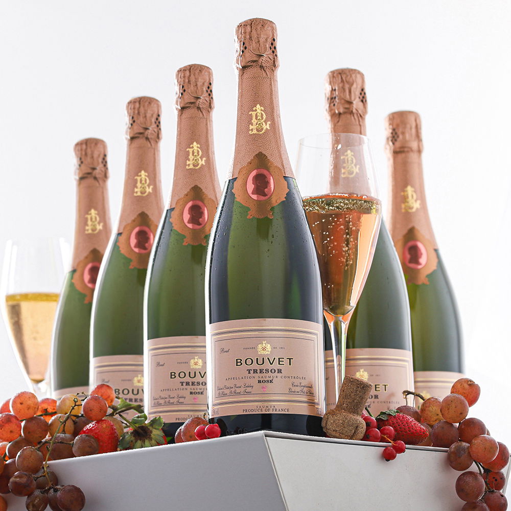 6er-Sparpaket Crémant Saumur Rosé Trésor Brut