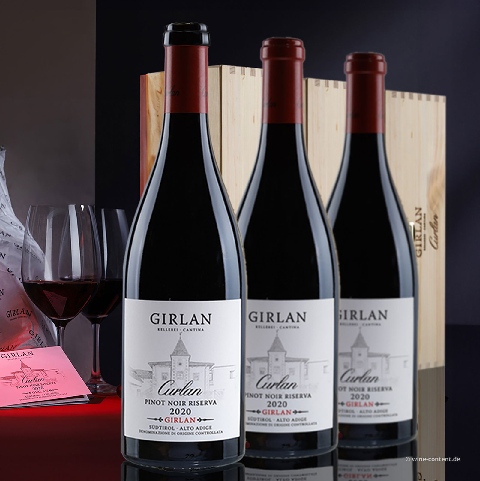 3er-Paket Pinot Noir Riserva 2020 Curlan 3er-Paket Pinot Noir Riserva 2020 Curlan