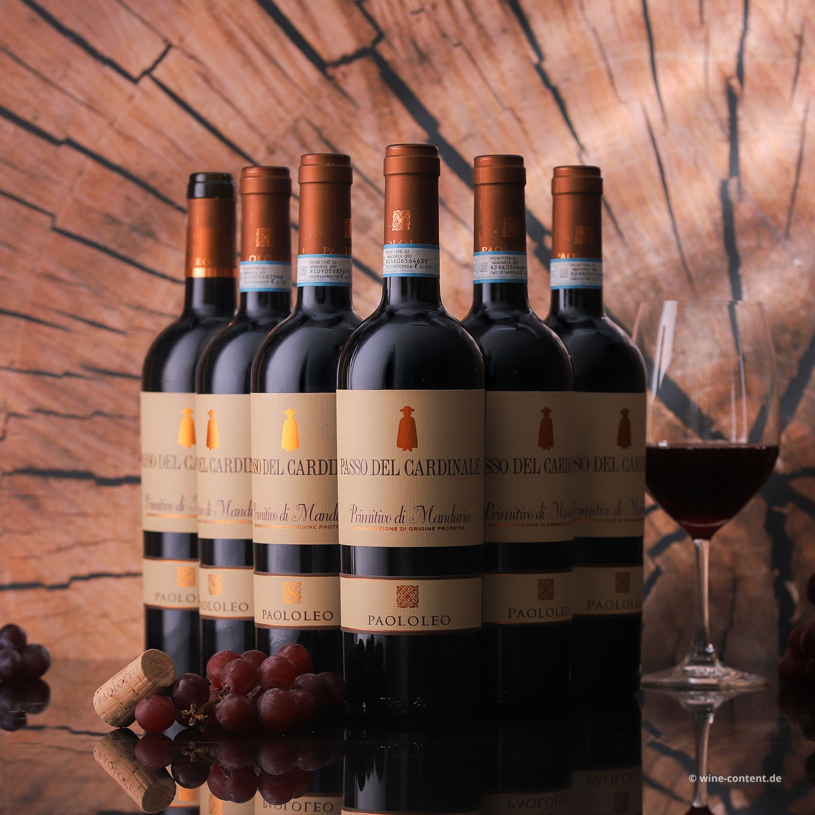 6er-Sparpaket Primitivo di Manduria 2024 Passo del Cardinale