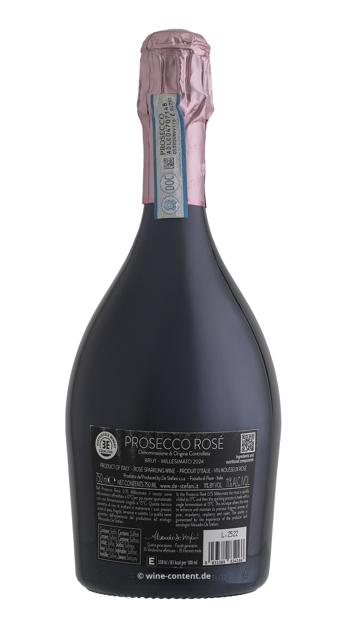 Prosecco Rosé 2024 0.15 Brut