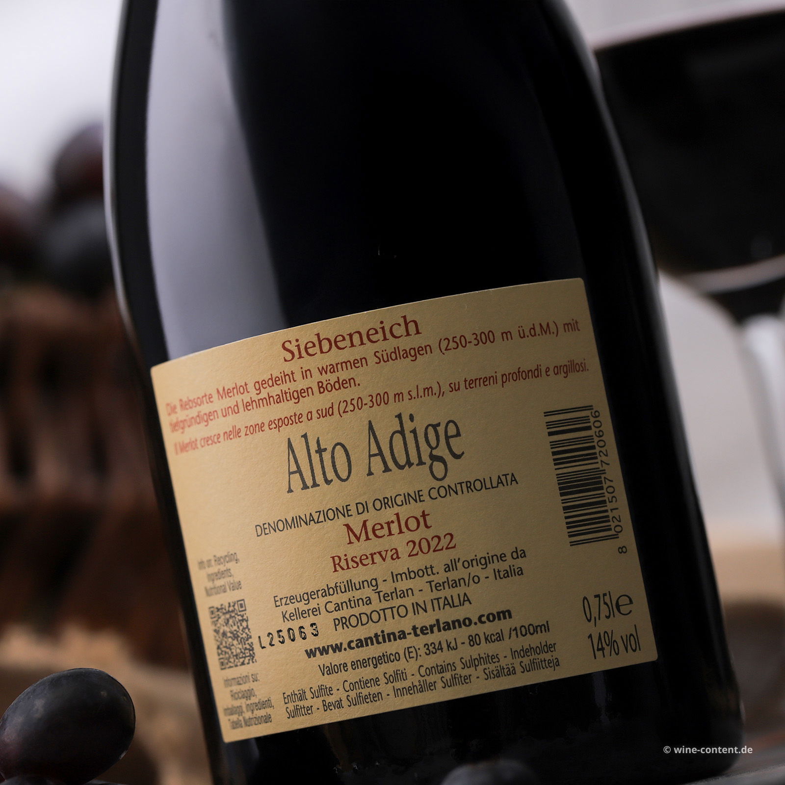 Merlot Riserva 2022 Siebeneich