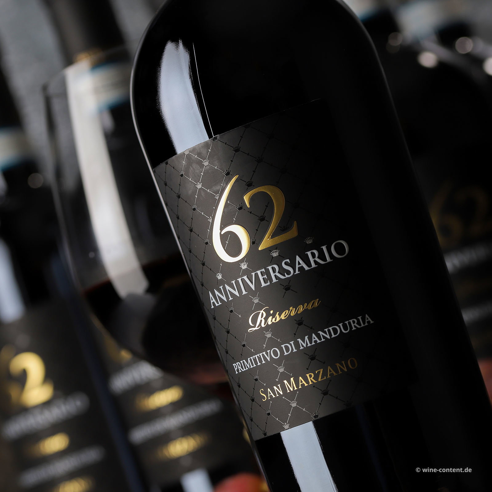 6er-Sparpaket Primitivo di Manduria Riserva 2019 Anniversario 62