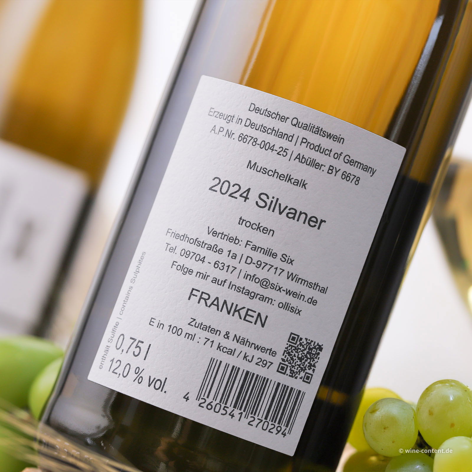Silvaner 2024 Muschelkalk