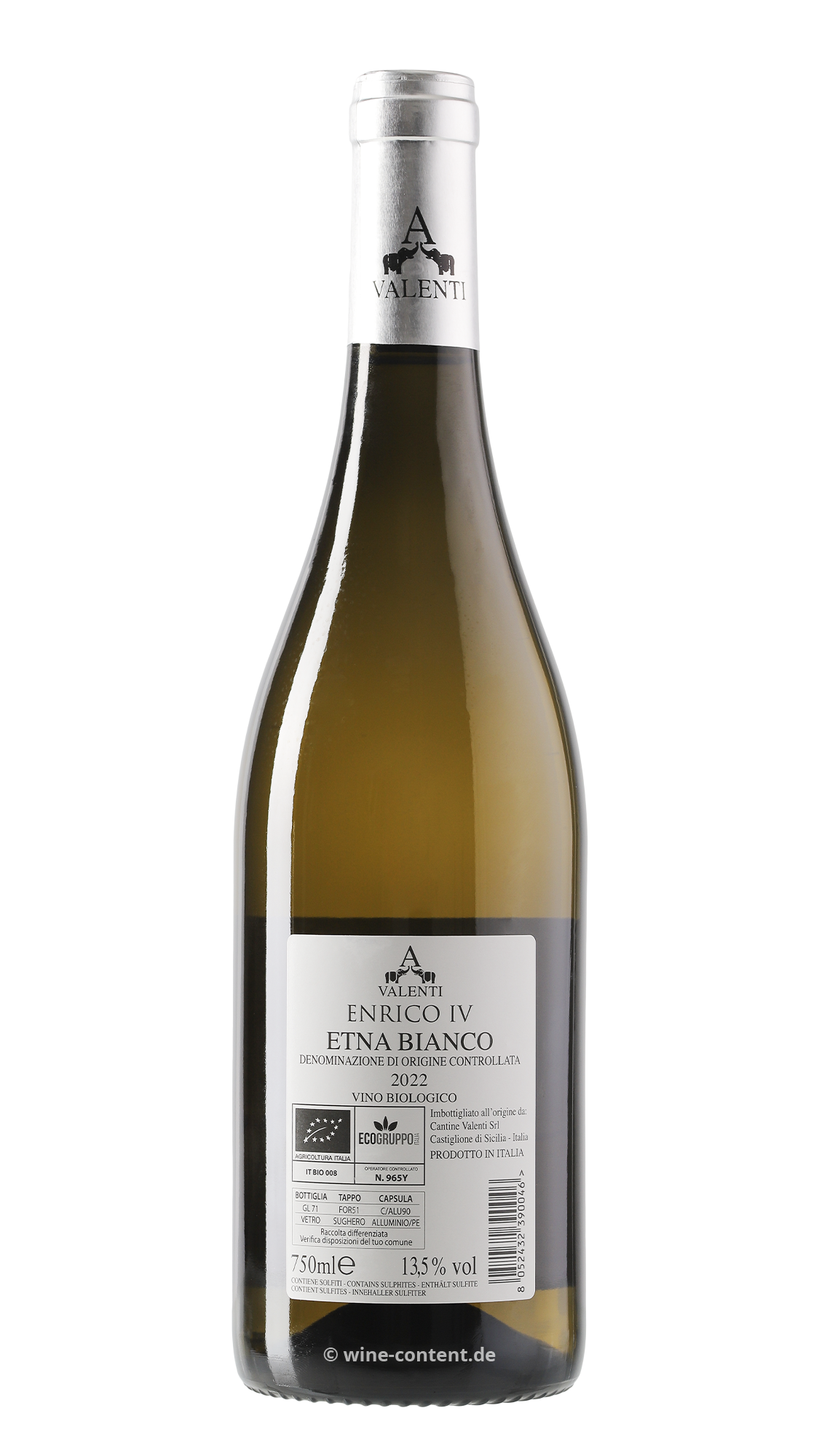 Etna Bianco 2022 Enrico IV Bio Etna Bianco 2022 Enrico IV Bio