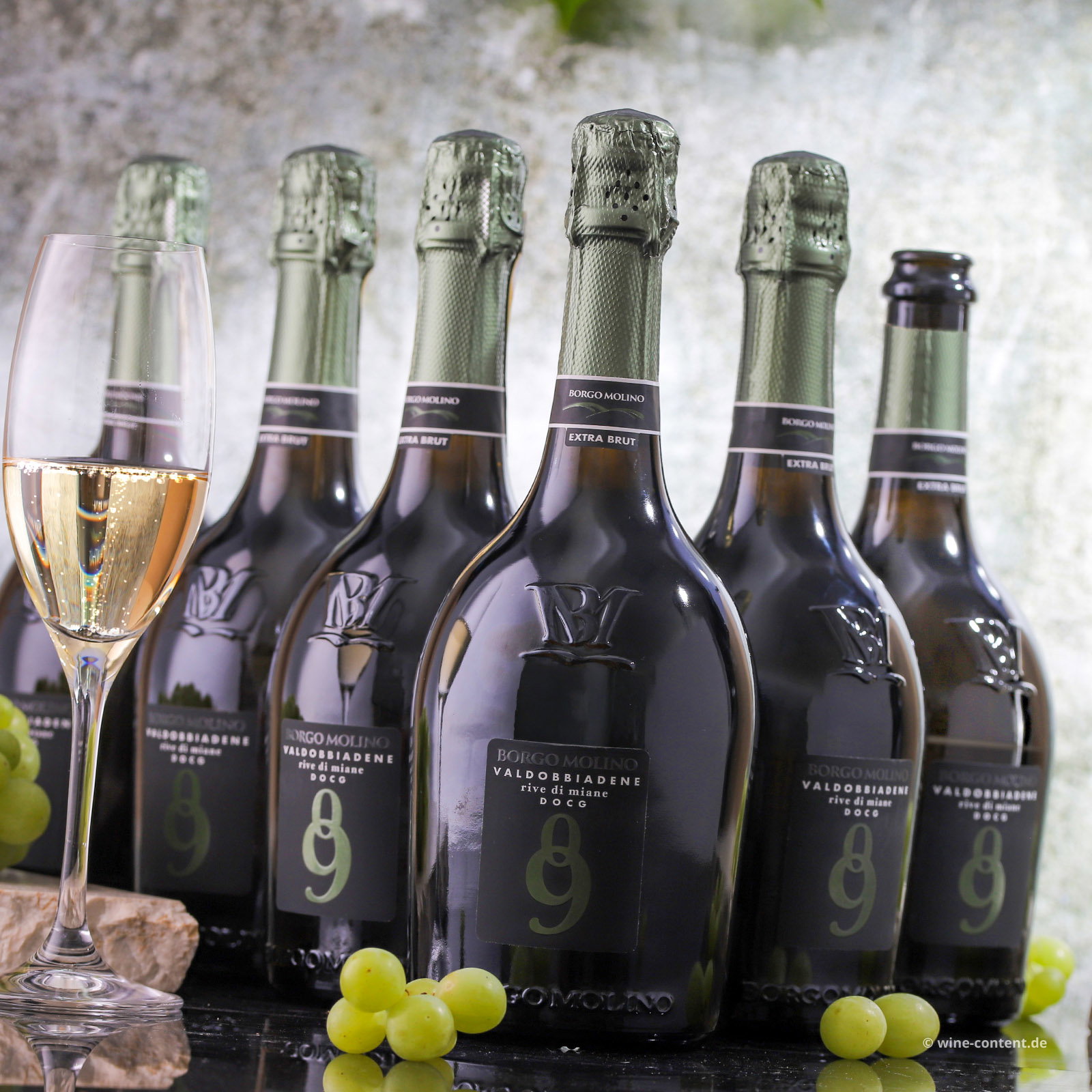 6er-Sparpaket  Prosecco Superiore 2025 Rive di Miane Extra Brut