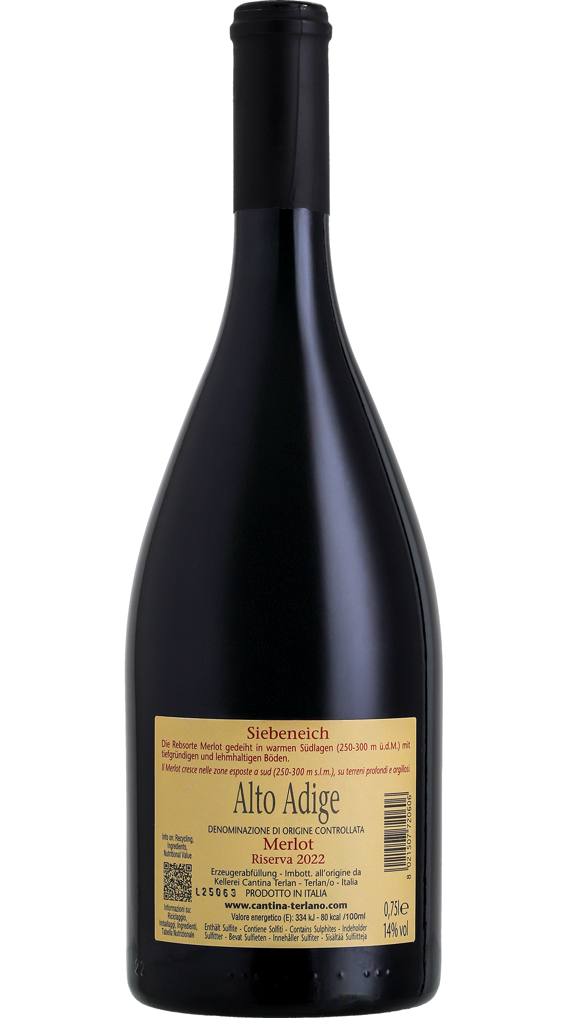 Merlot Riserva 2022 Siebeneich