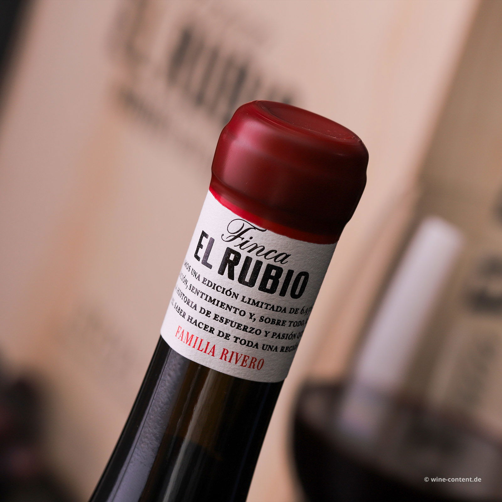 3er-Holzkiste Rioja 2022 Finca el Rubio