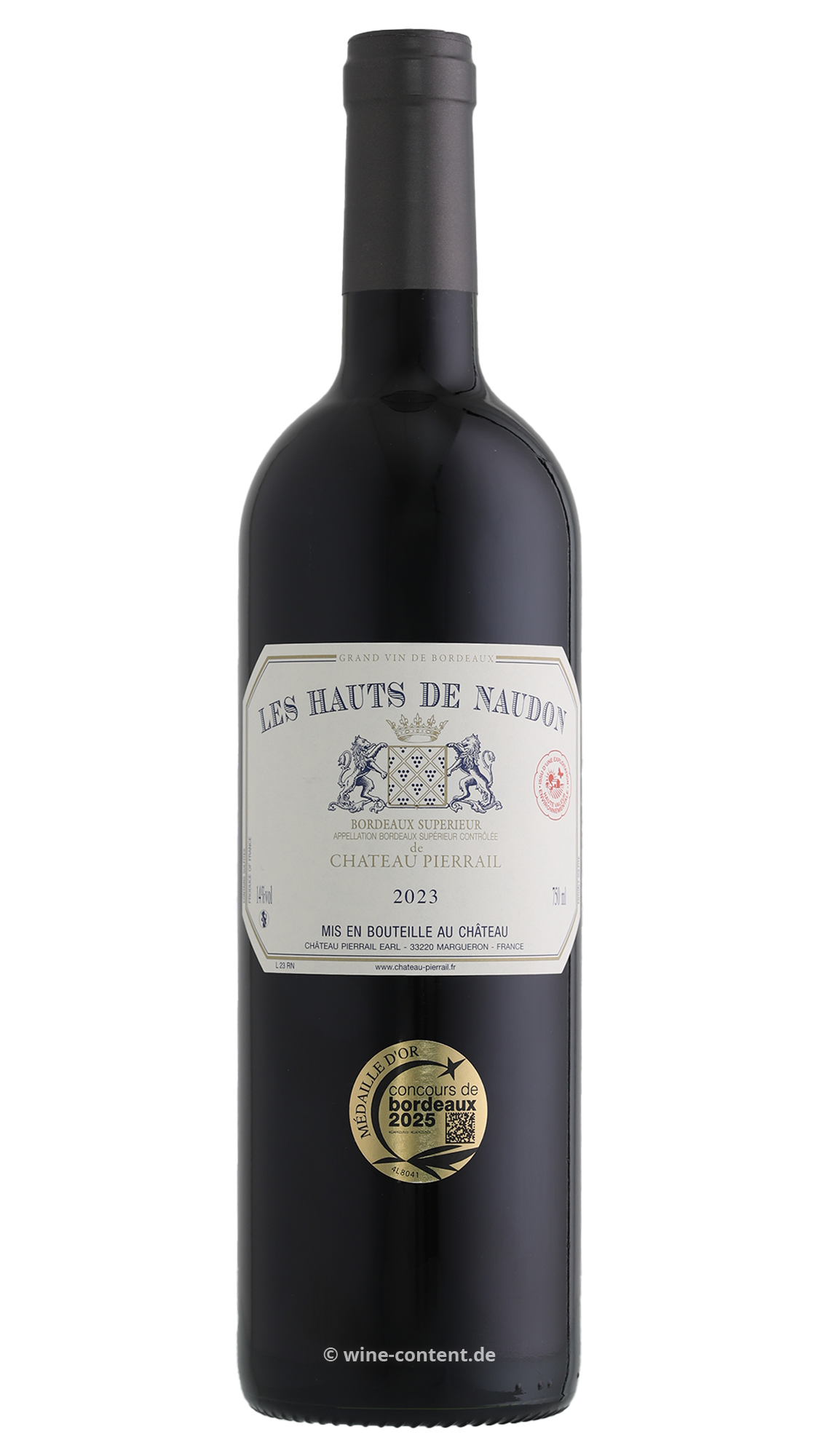 Bordeaux Supérieur 2023 Les Hauts De Naudon