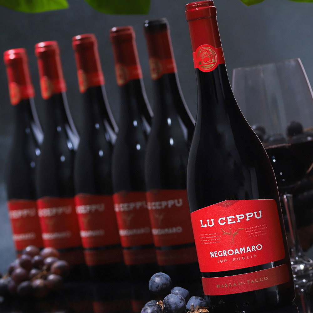 6er-Sparpaket Negroamaro 2025 Lu Ceppu