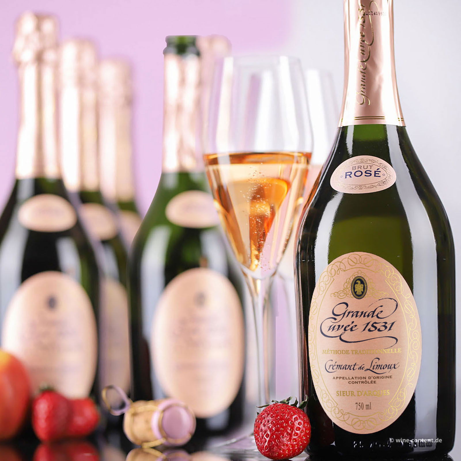 6er-Sparpaket Crémant de Limoux Rosé Grande Cuvée 1531 Brut