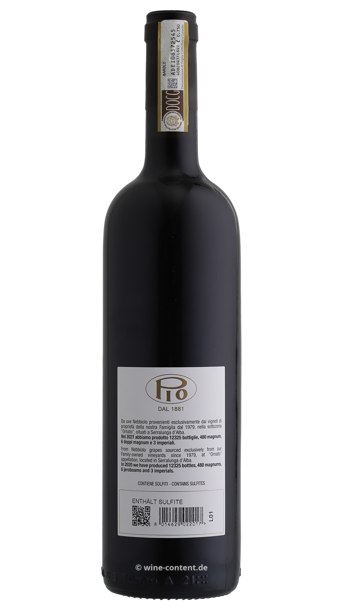 Barolo 2021 Ornato