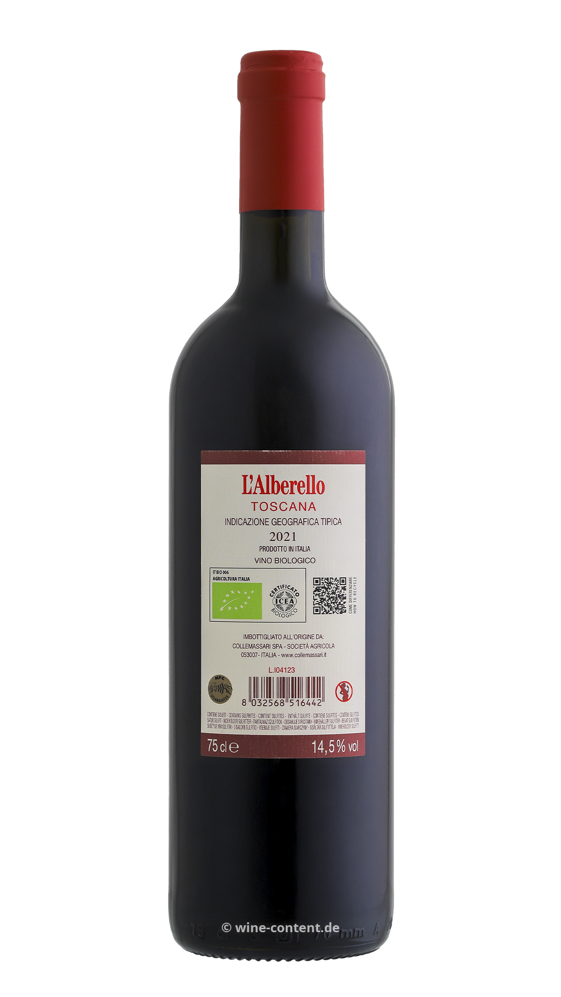 Toscana Rosso 2021 L'Alberello Bio