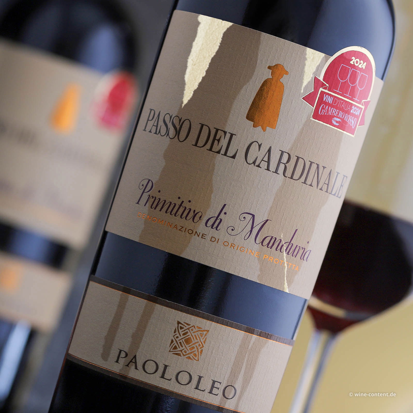 Primitivo di Manduria 2022 Passo del Cardinale (Lagerschaden)