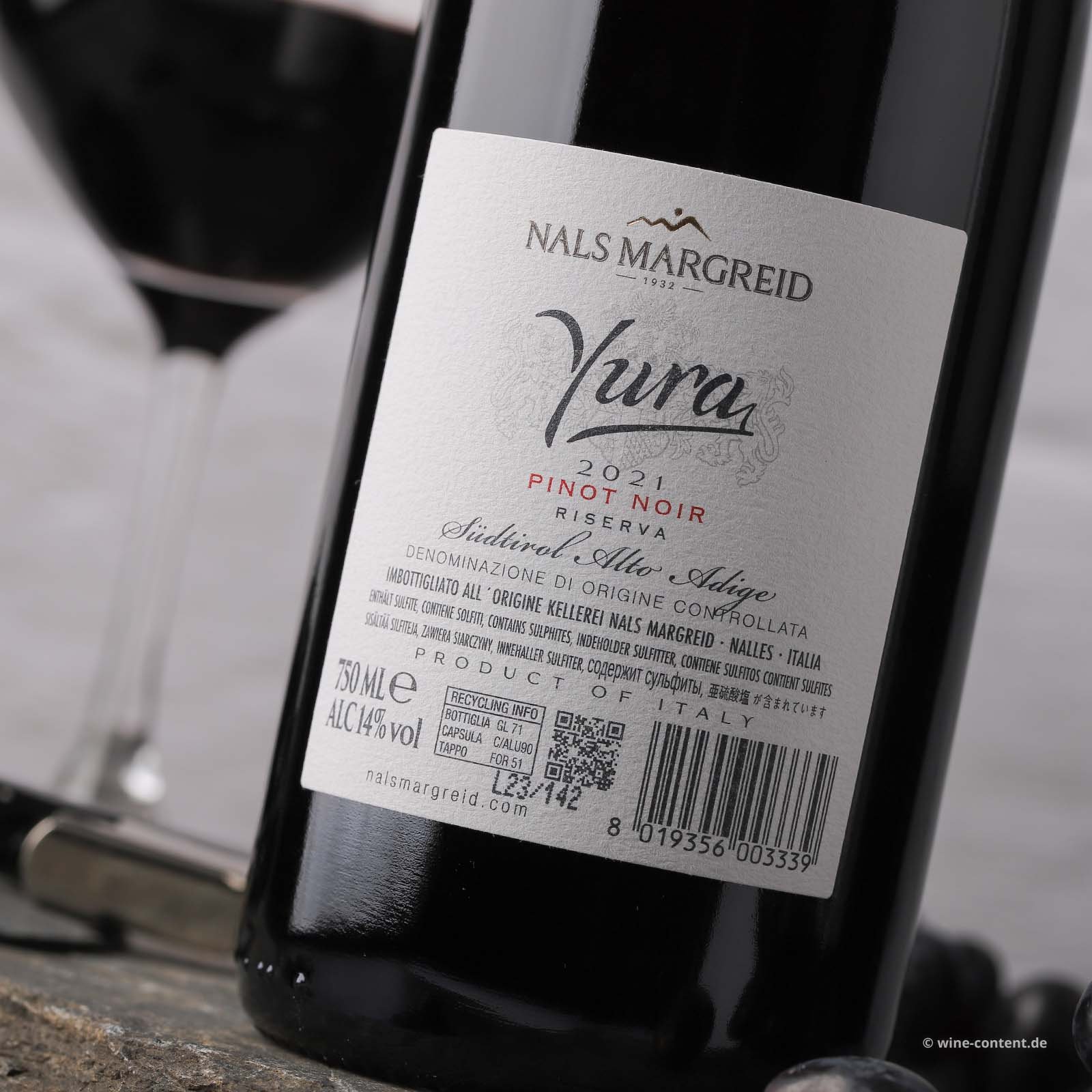 Pinot Noir Riserva 2021 Yura