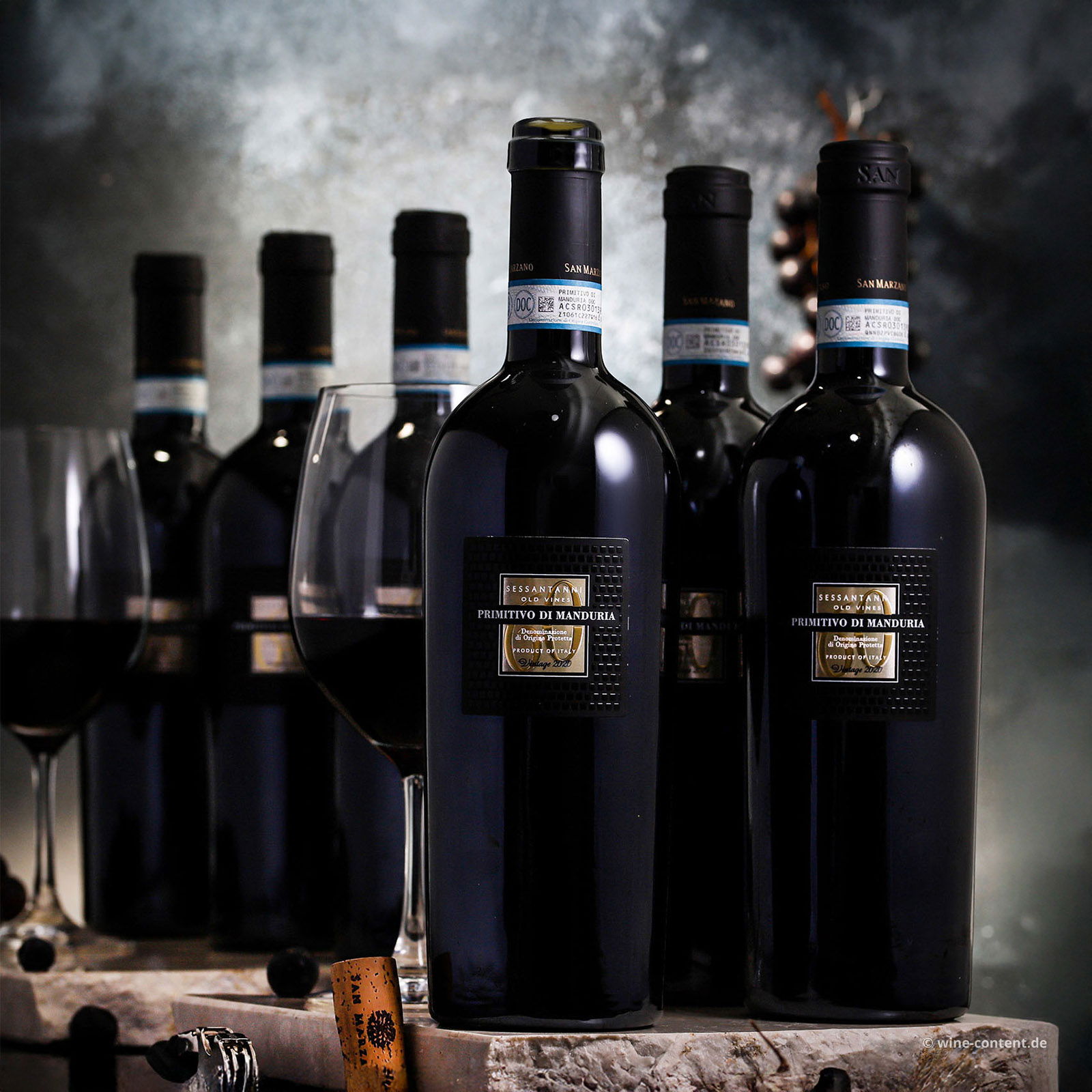6er-Sparpaket Primitivo di Manduria 2020 Sessantanni