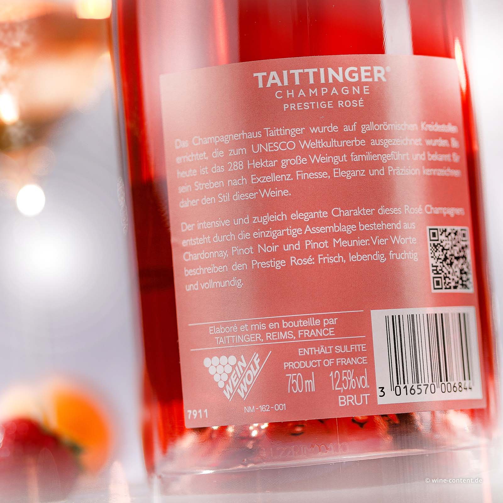 Taittinger - Champagner Prestige Rosé Brut