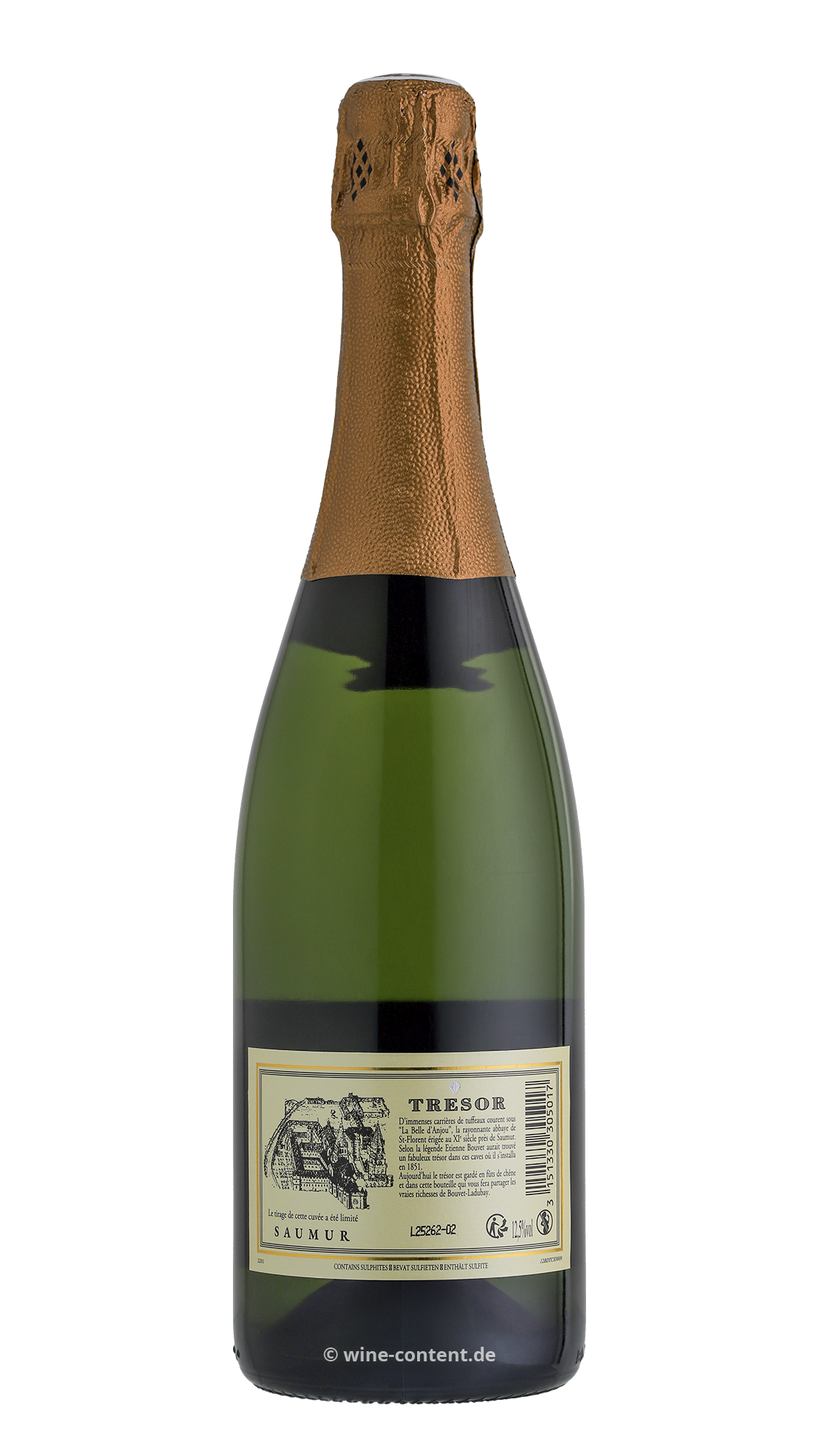 6er-Sparpaket Crémant Saumur Blanc 2022 Trésor Brut