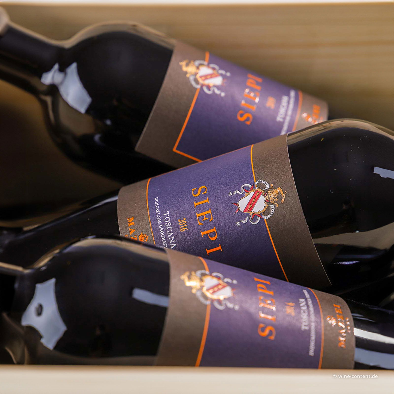 6er-Holzkiste Siepi 2016