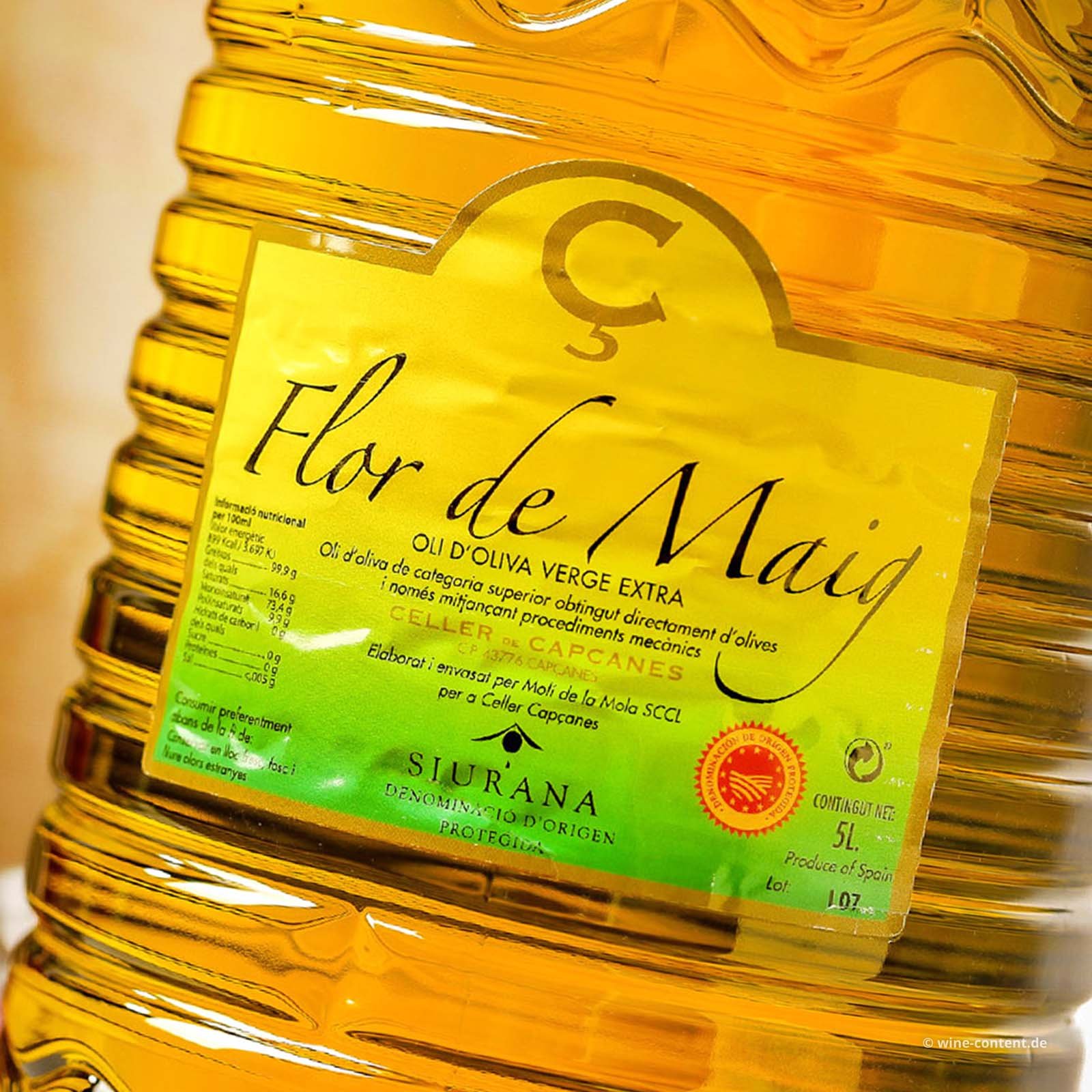 5,0 L Olivenöl Verge Extra Flor de Maig