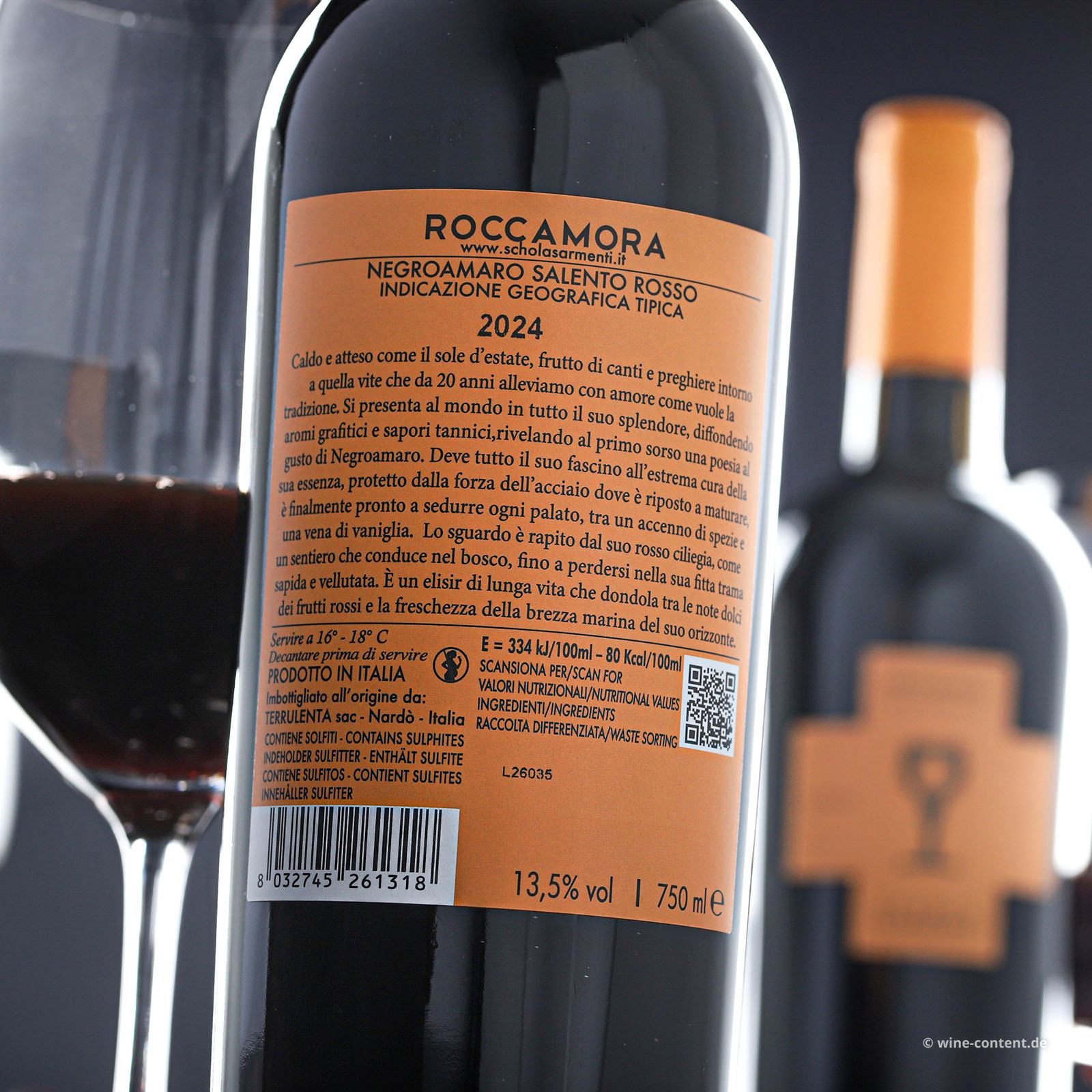 Negroamaro Salento 2024 Roccamora