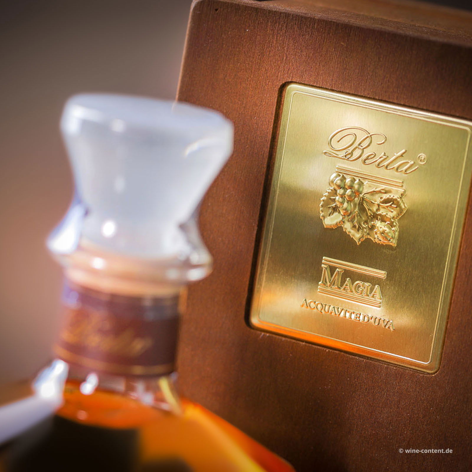 Acquavite d'Uva Magia 2014 in Holzkassette