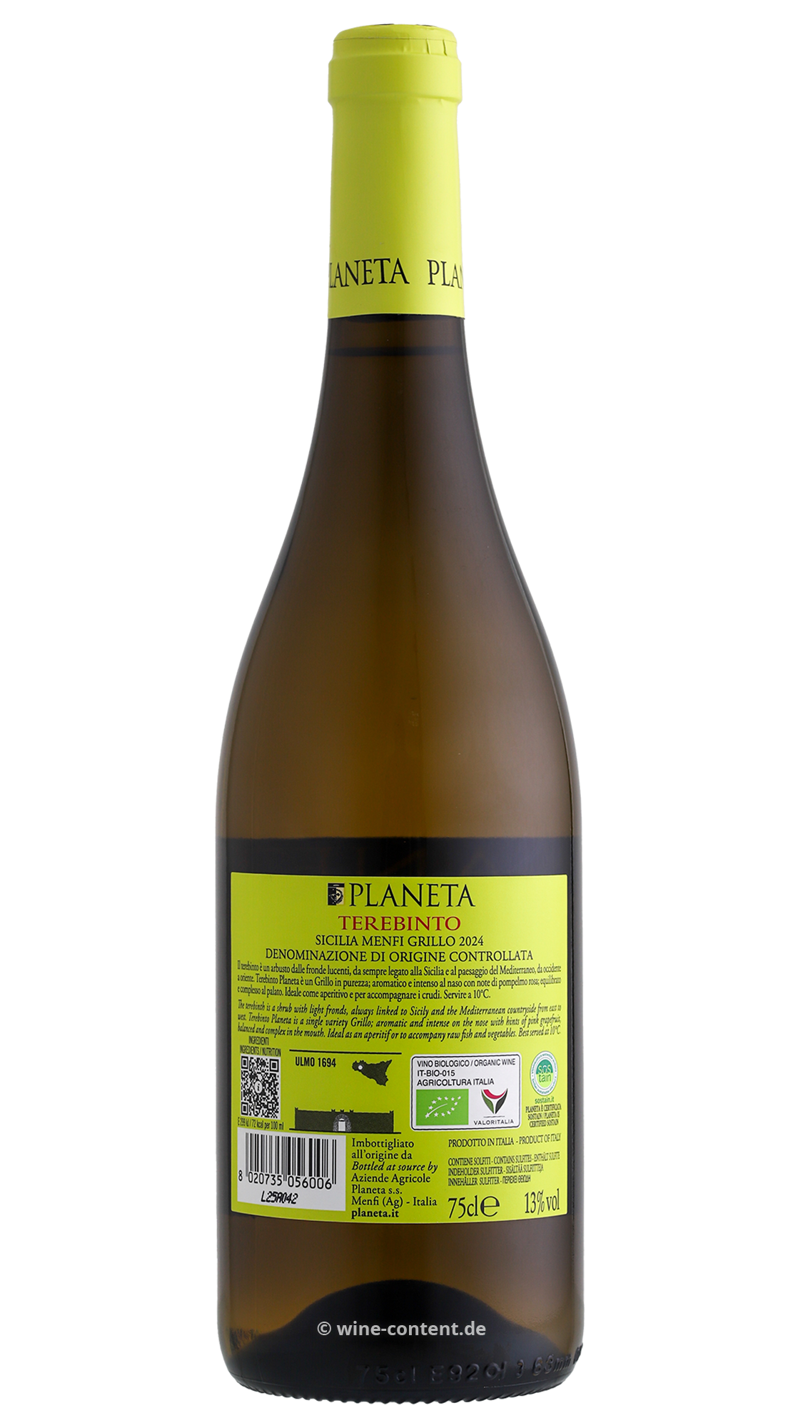 Grillo Sicilia Menfi 2024 Terebinto Bio