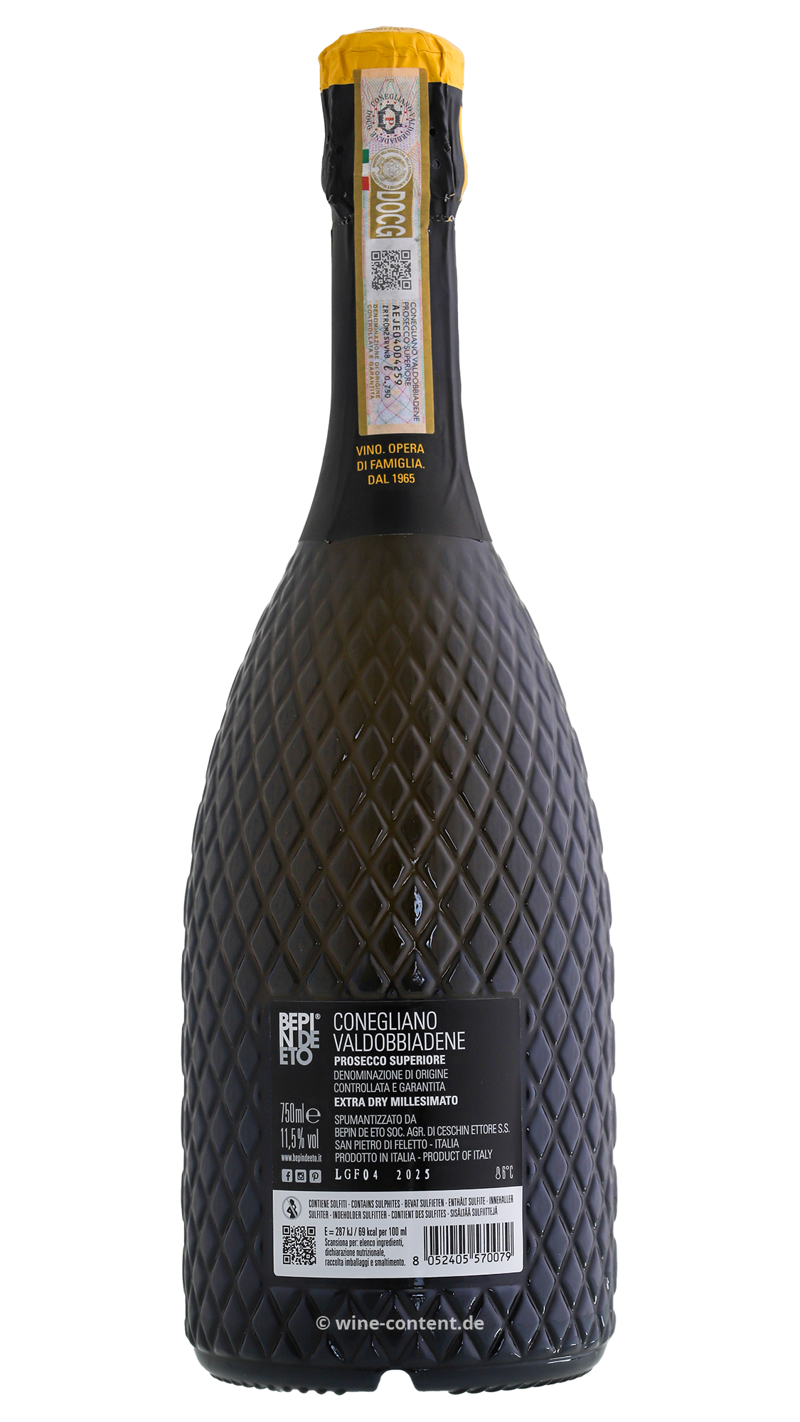 6er-Sparpaket Prosecco Superiore 2025 Extra Dry