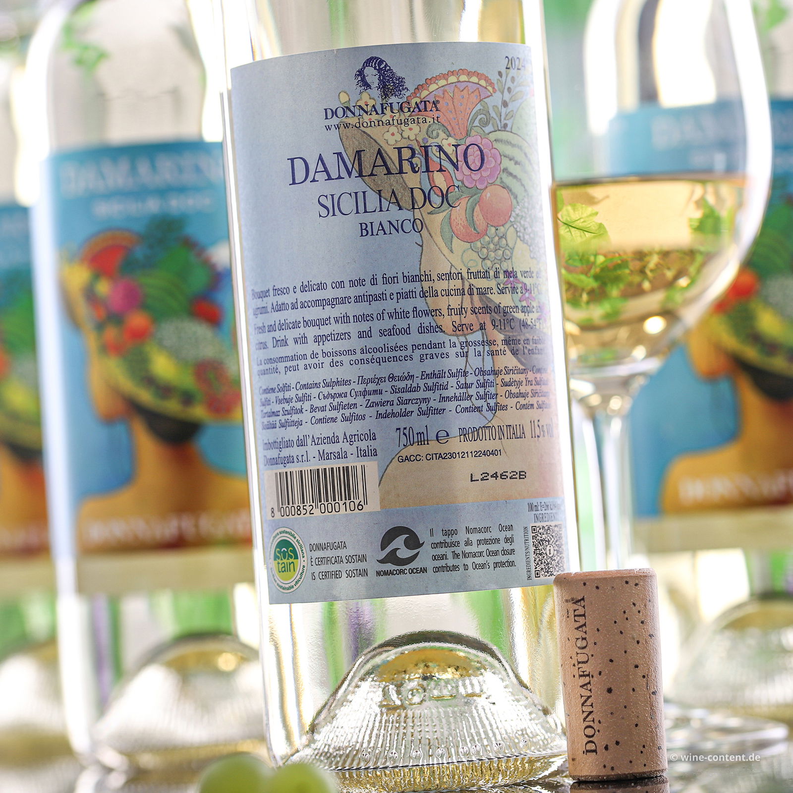6er-Sparpaket Sicilia Bianco 2024 Damarino
