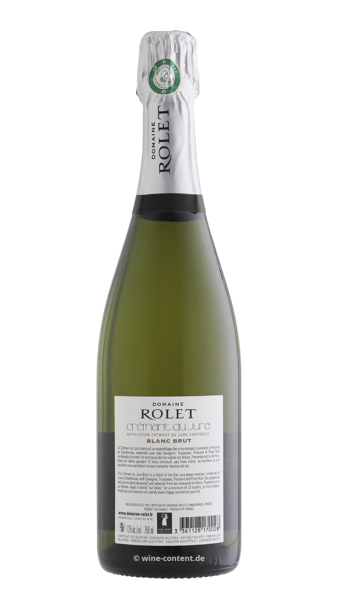 Crémant du Jura Blanc Brut