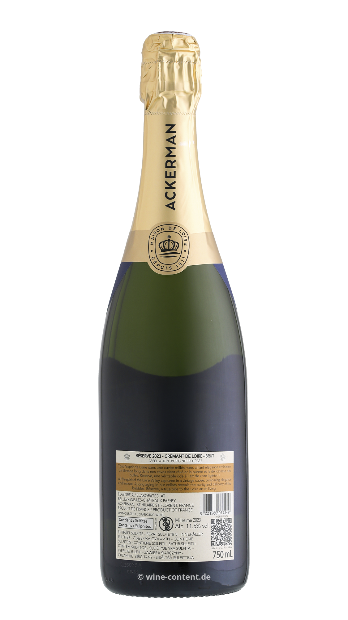 Crémant de Loire 2023 Réserve Brut