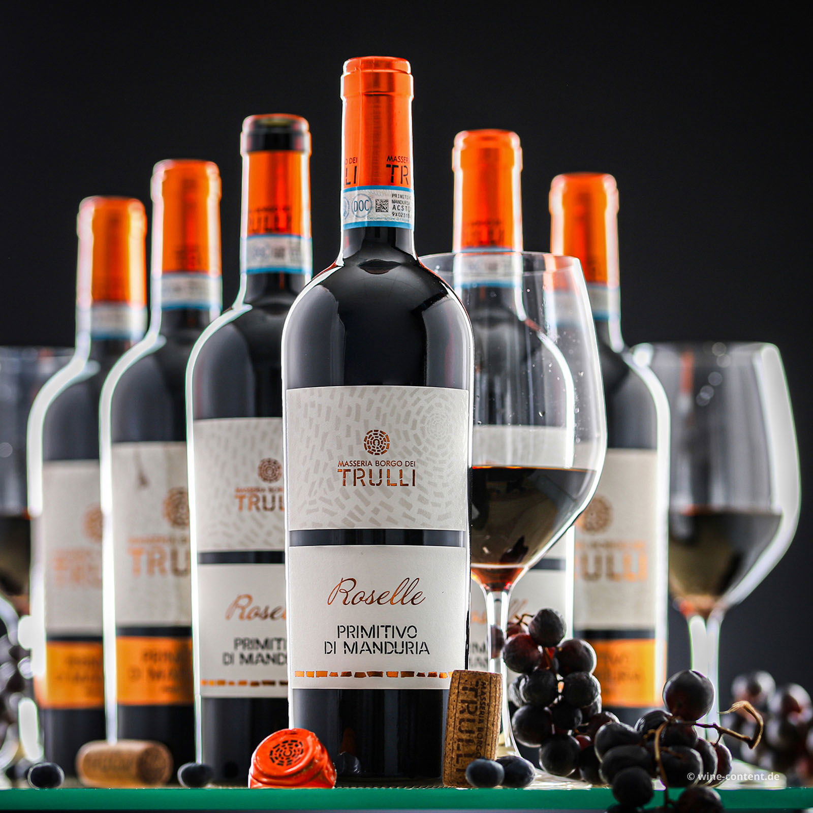 6er-Sparpaket Primitivo di Manduria 2024 Roselle 6er-Sparpaket Primitivo di Manduria 2024 Roselle