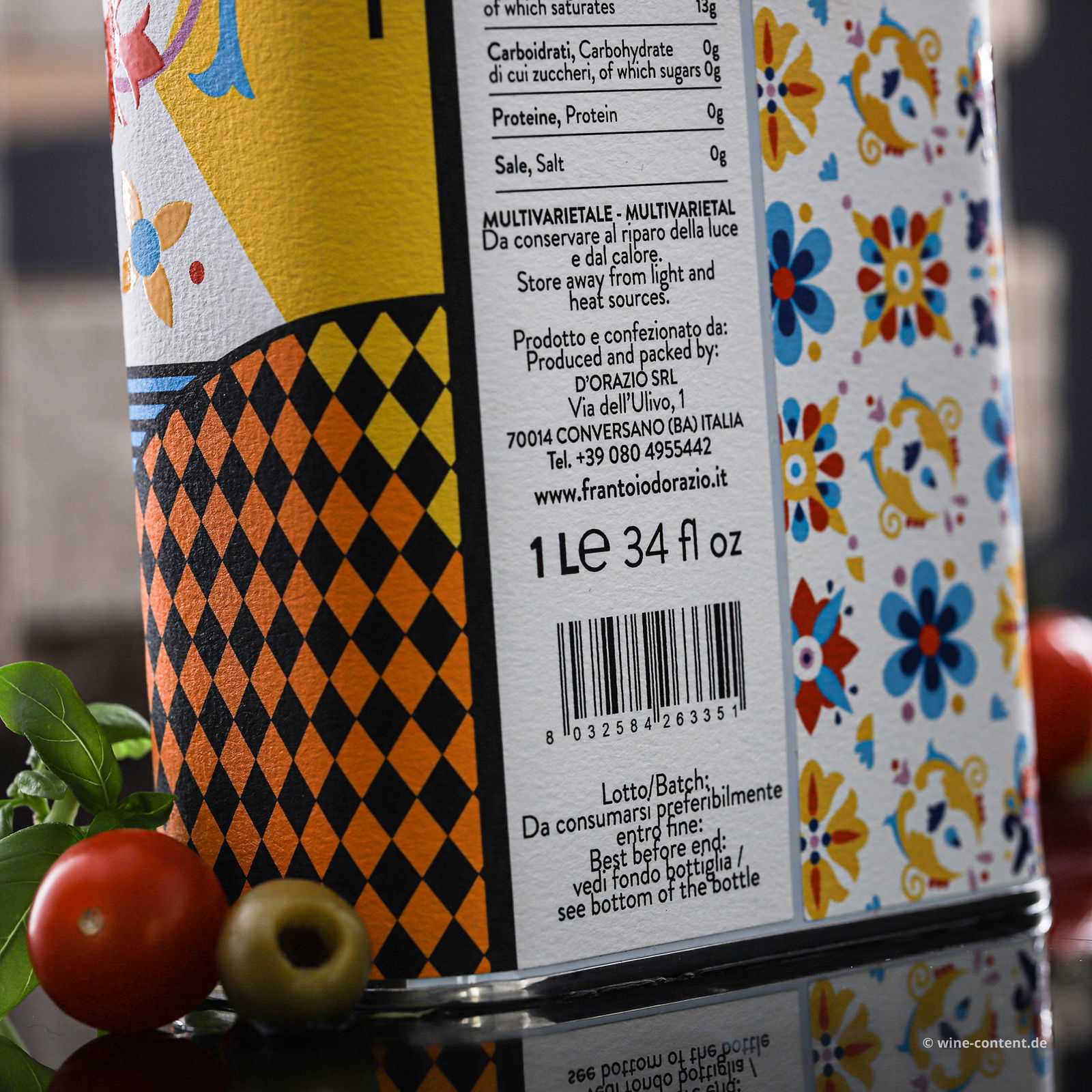 1 L Olivenöl Extra Vergine Dorazia