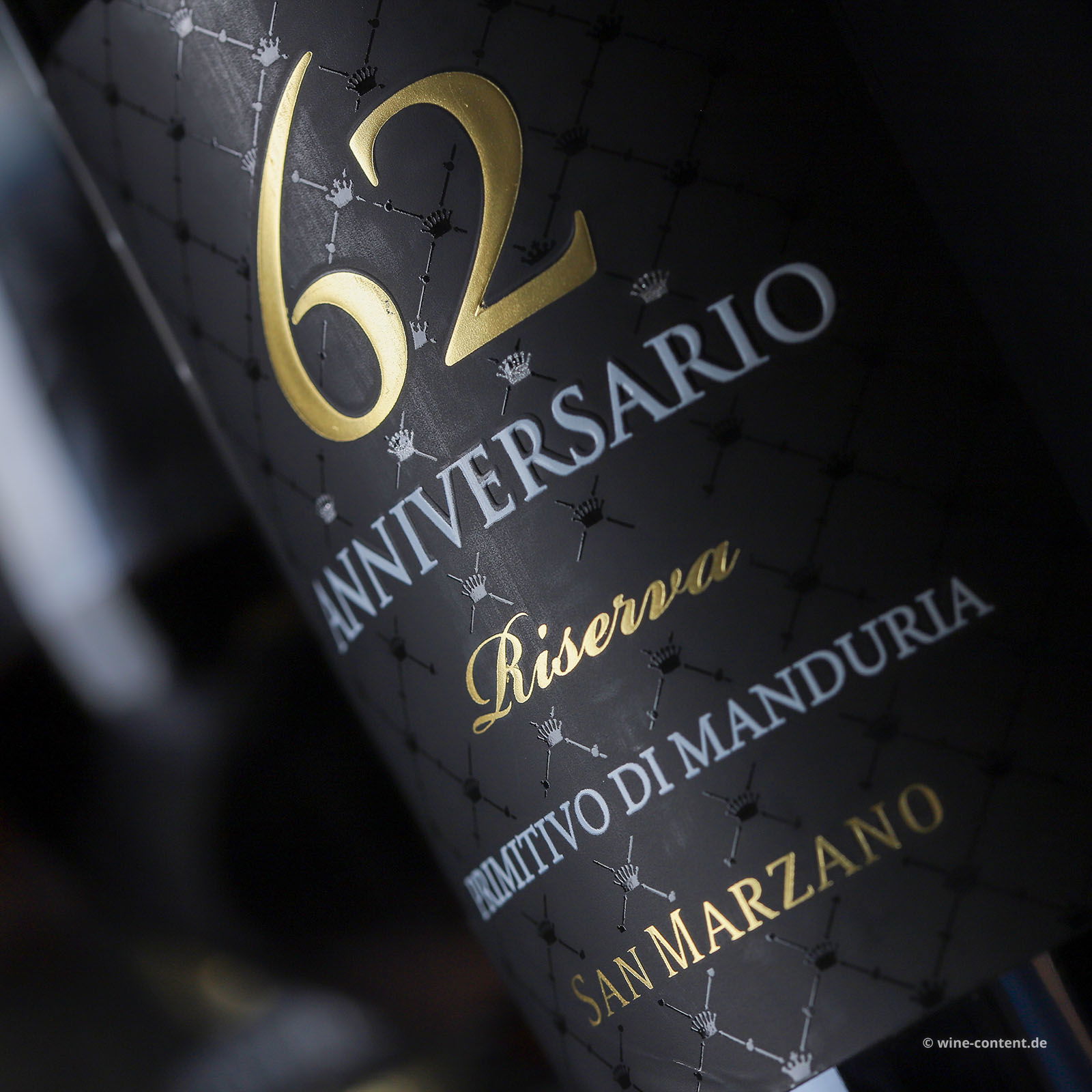 Primitivo di Manduria Riserva 2019 Anniversario 62