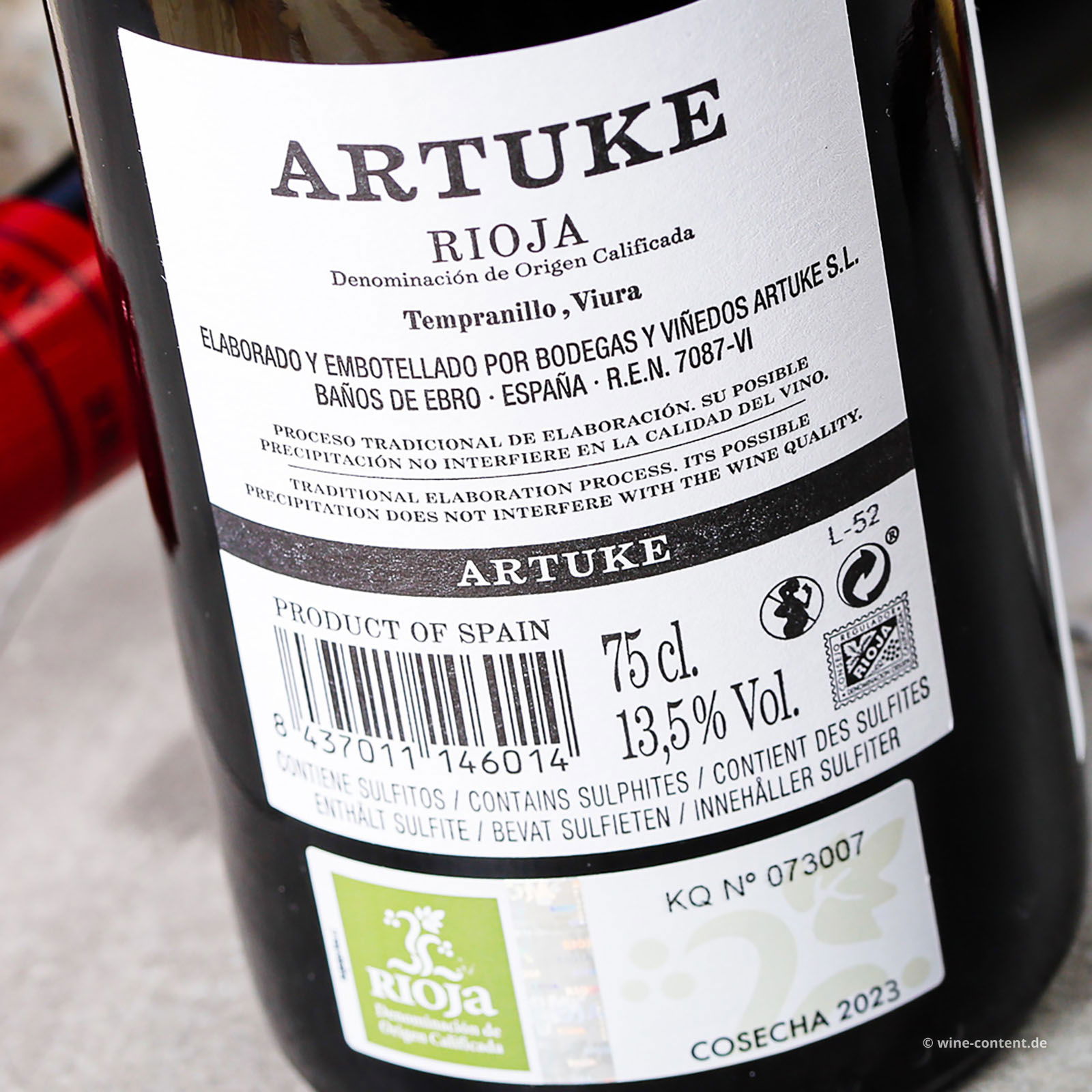 Rioja 2023 Artuke