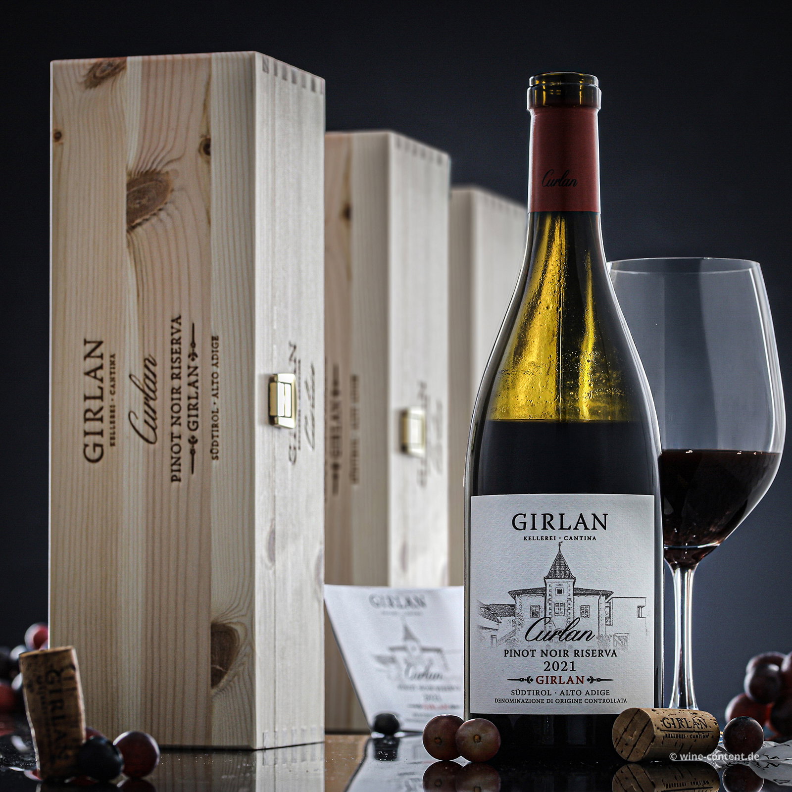 3er-Paket Pinot Noir Riserva 2021 Curlan