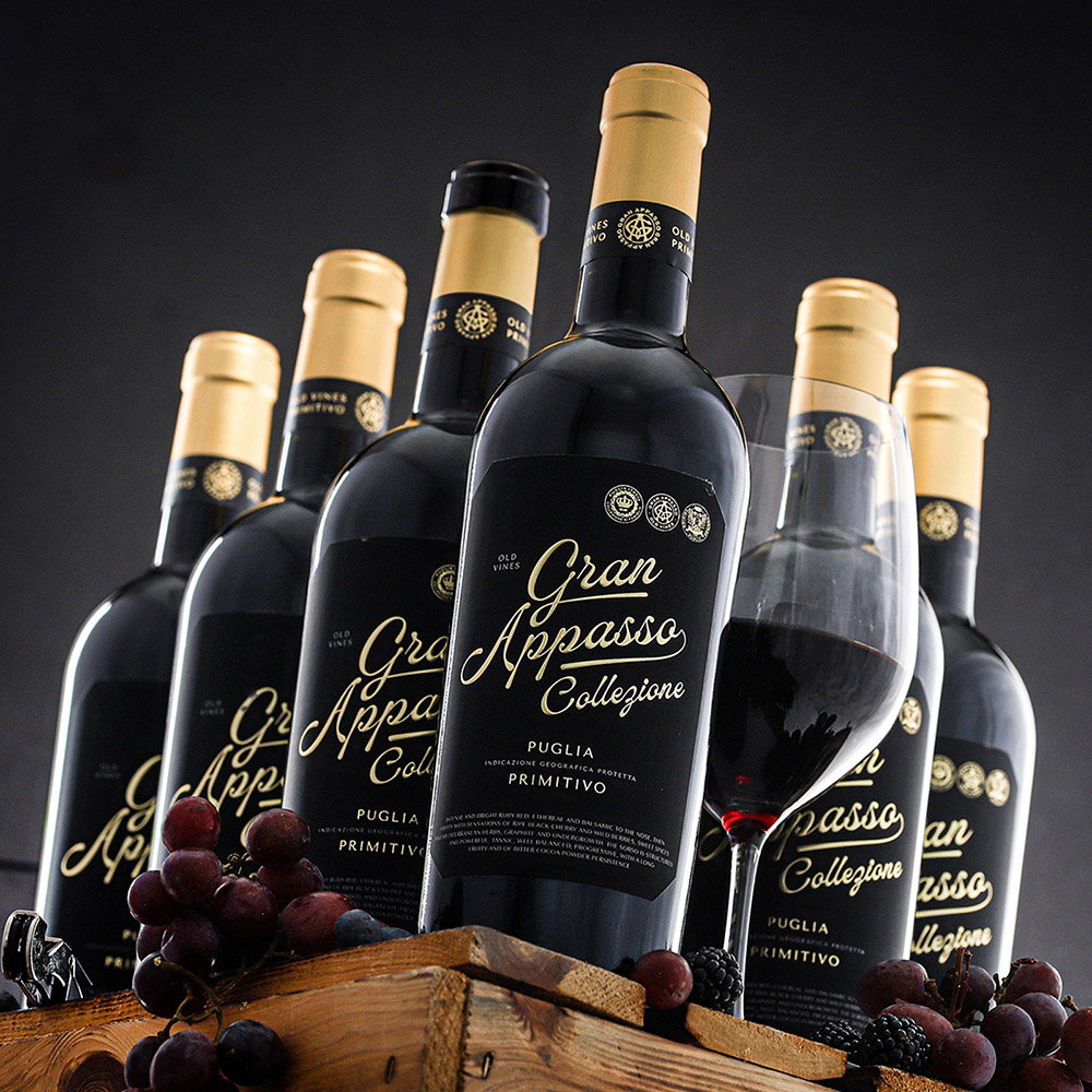 6er-Sparpaket Primitivo 2024 Gran Appasso Collezione