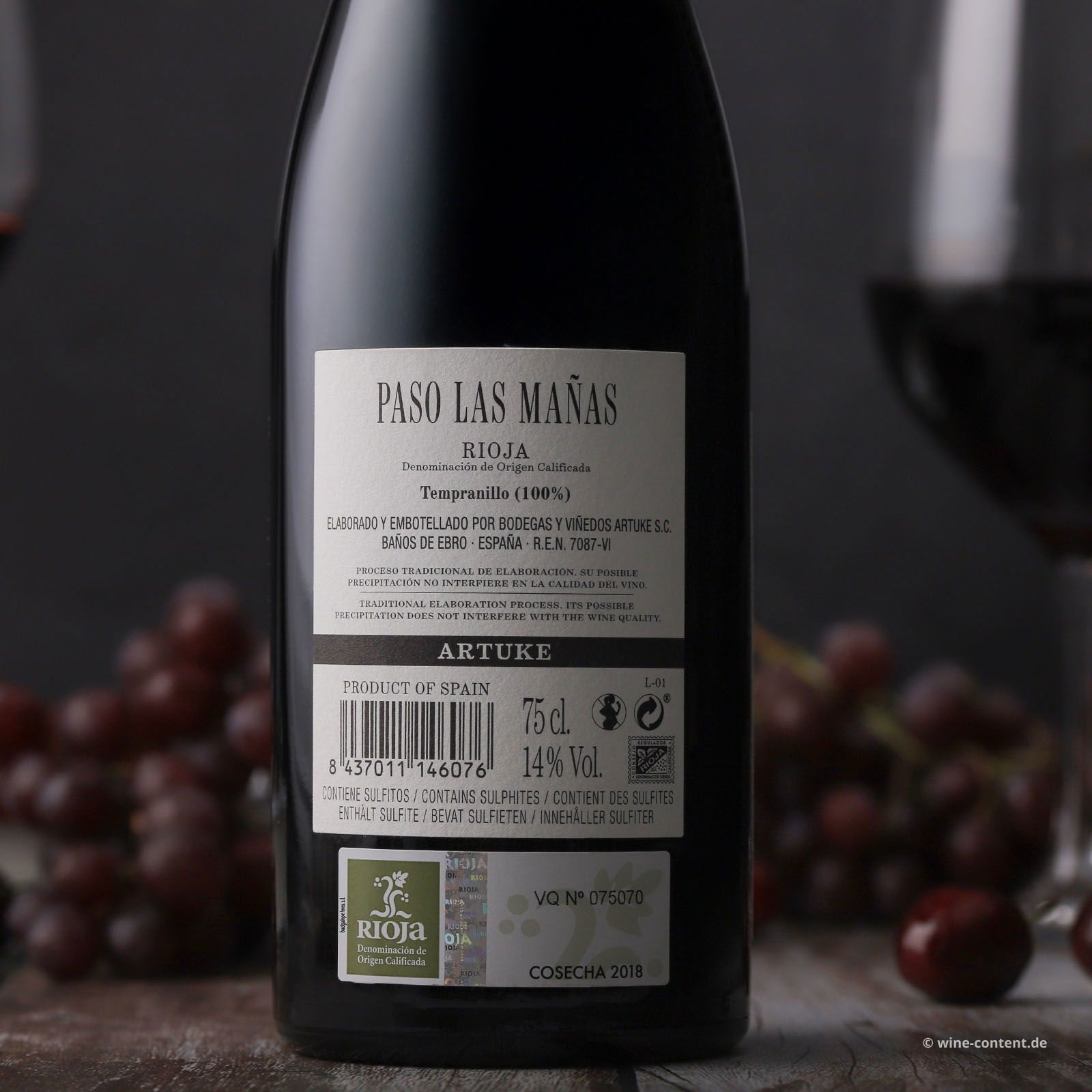 Rioja 2018 Paso las Mañas