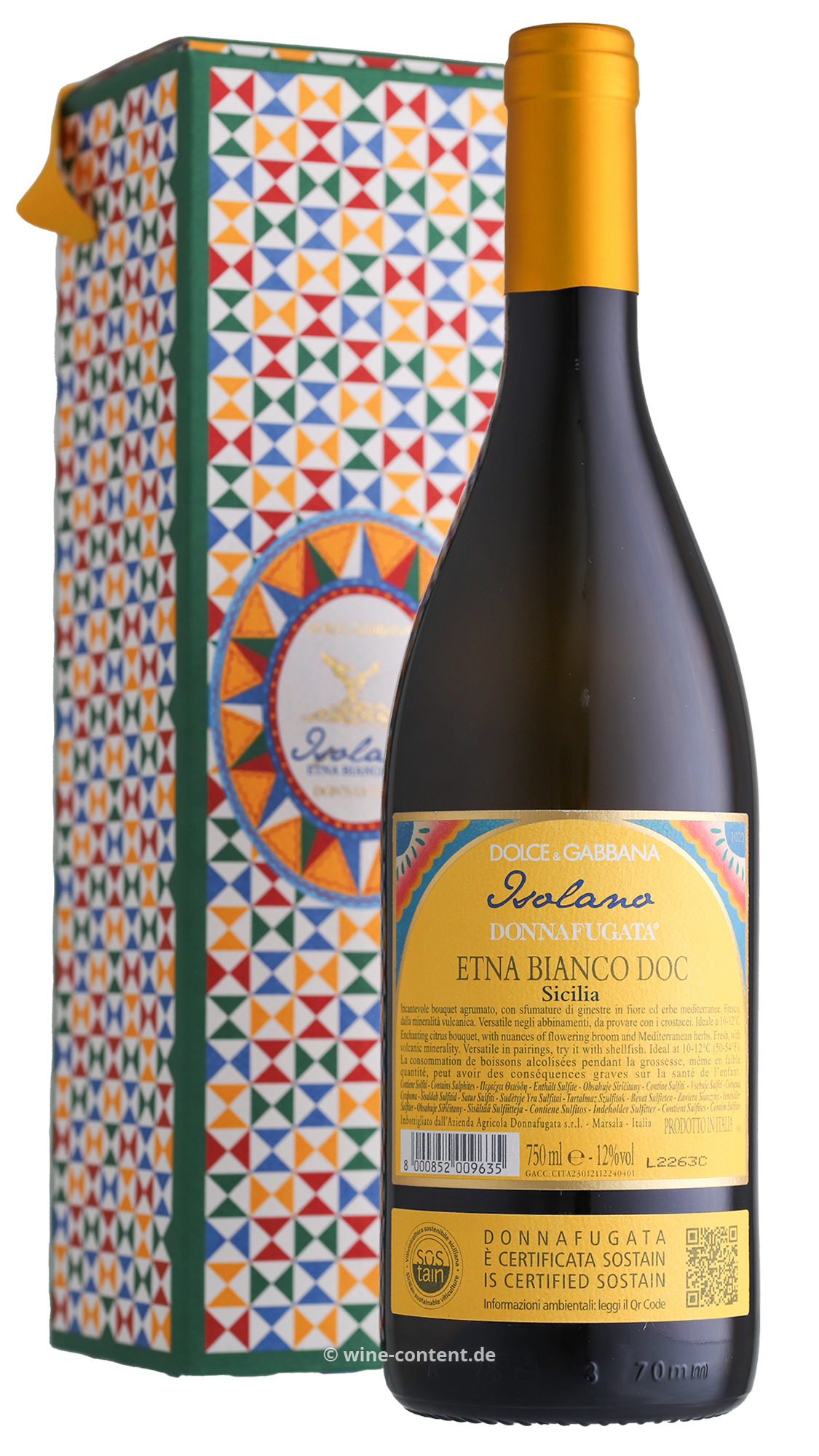 Etna Bianco 2023 Isolano Dolce & Gabbana