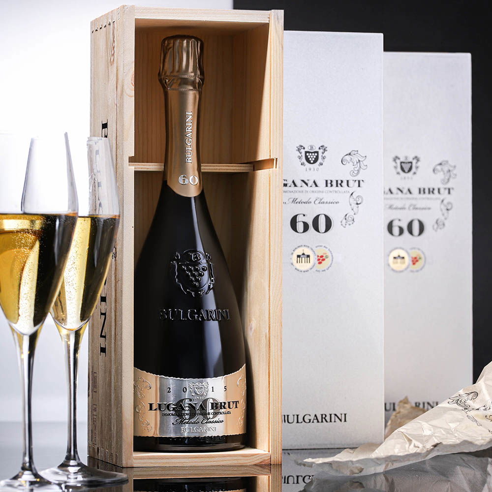 3er-Paket Lugana Spumante 2015 60 mesi Brut