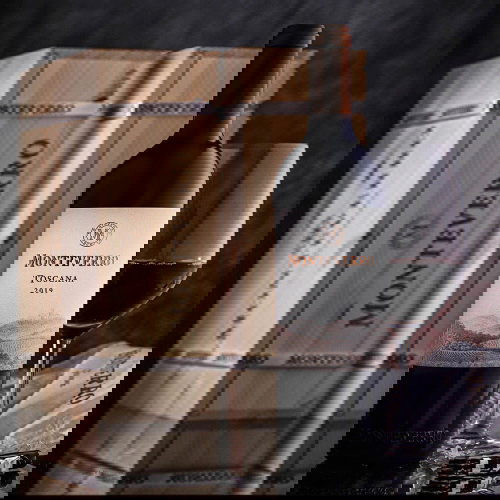 3er-Holzkiste Monteverro 2019 Bio