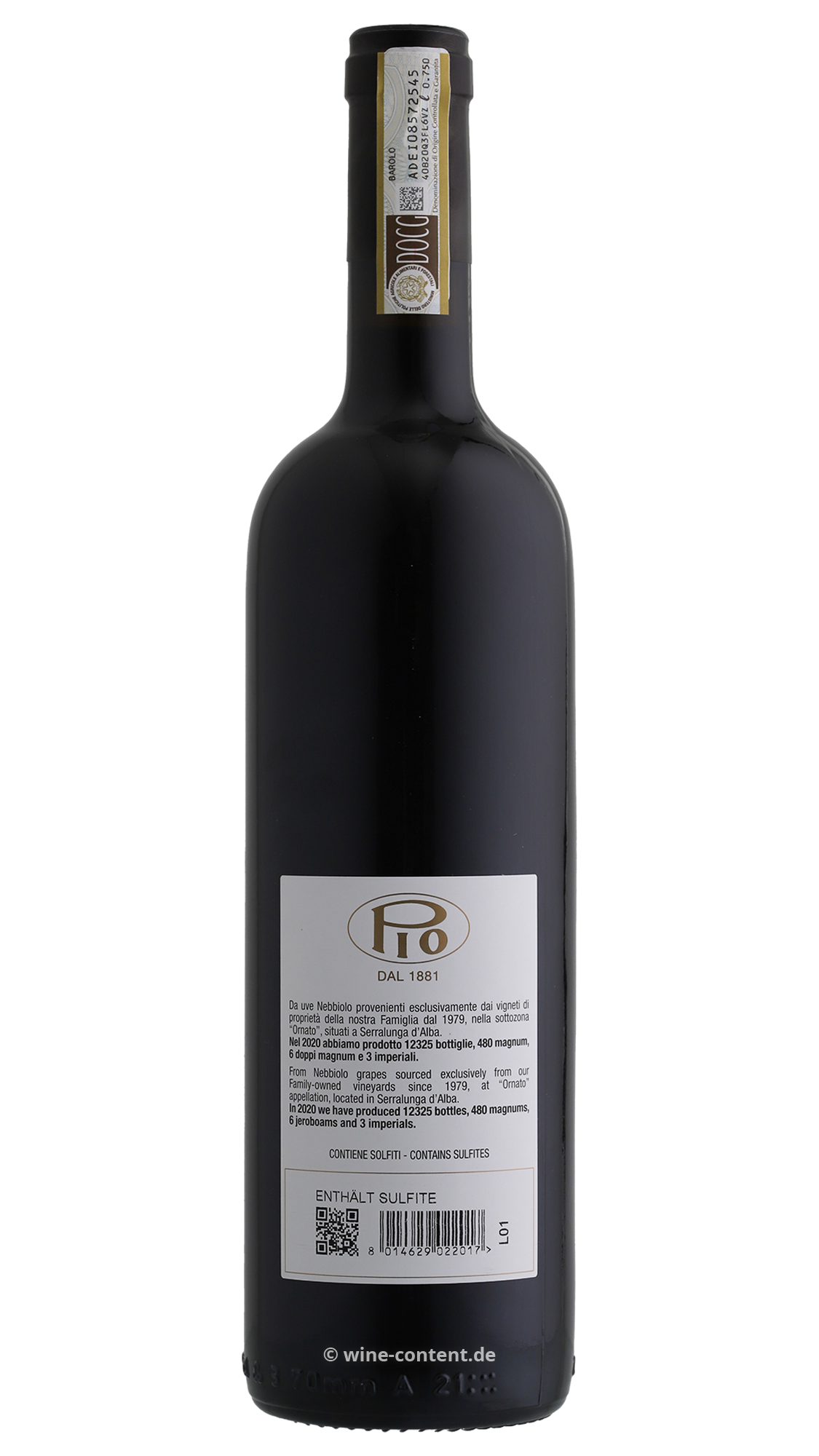 Barolo 2020 Ornato