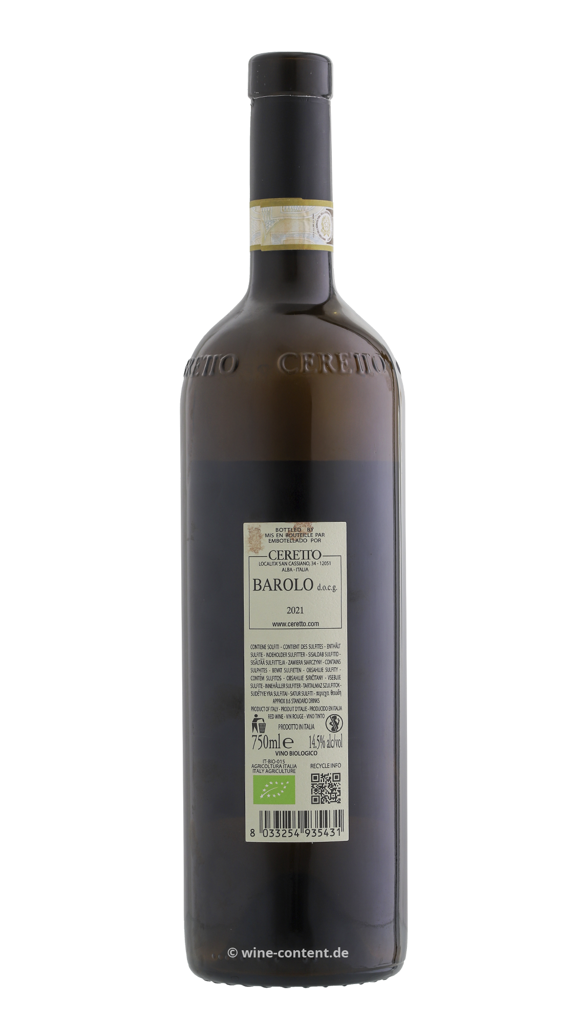 Barolo 2021 Bio